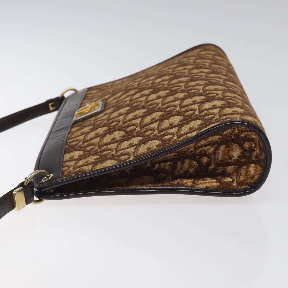 Dior DIOR Trotter Canvas Shoulder Bag Brown Size ONE SIZE - 5 Thumbnail