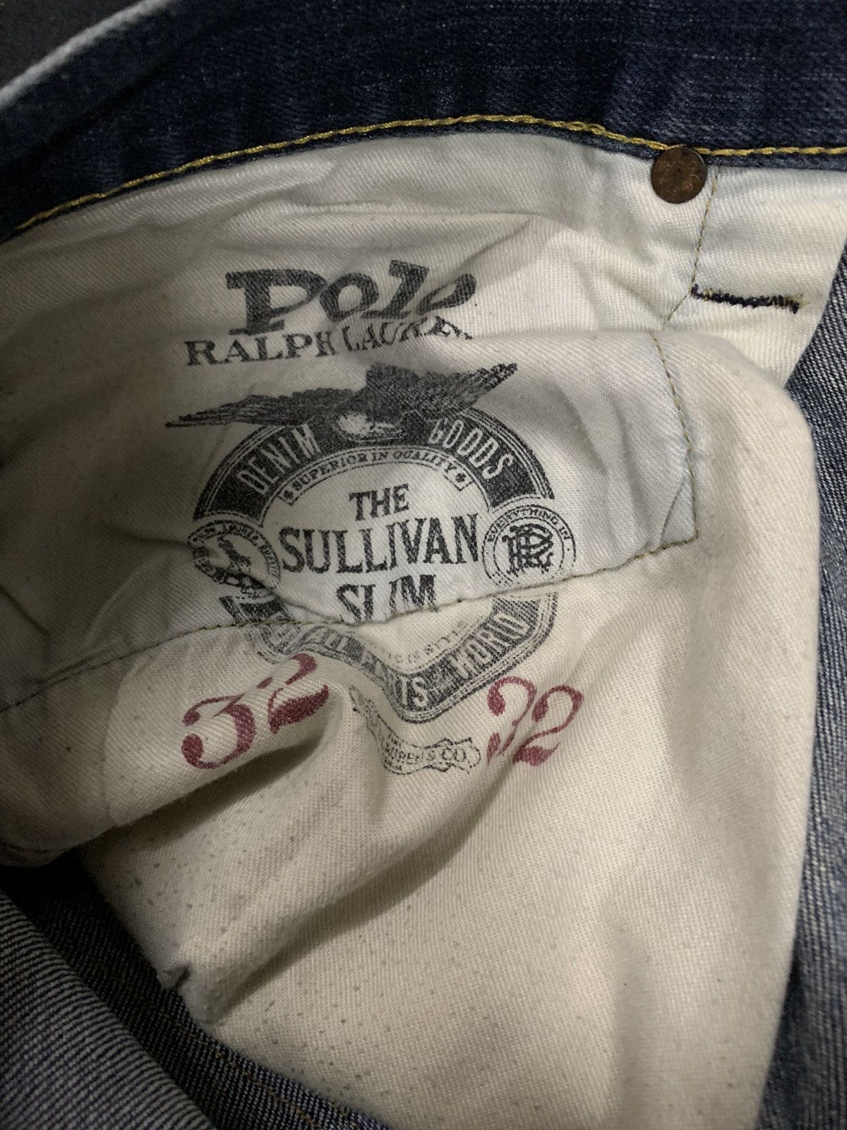 Ralph Lauren Vintage Polo Ralph Lauren The Sullivan Slim Straight Jeans Size US 33 - 22 Thumbnail