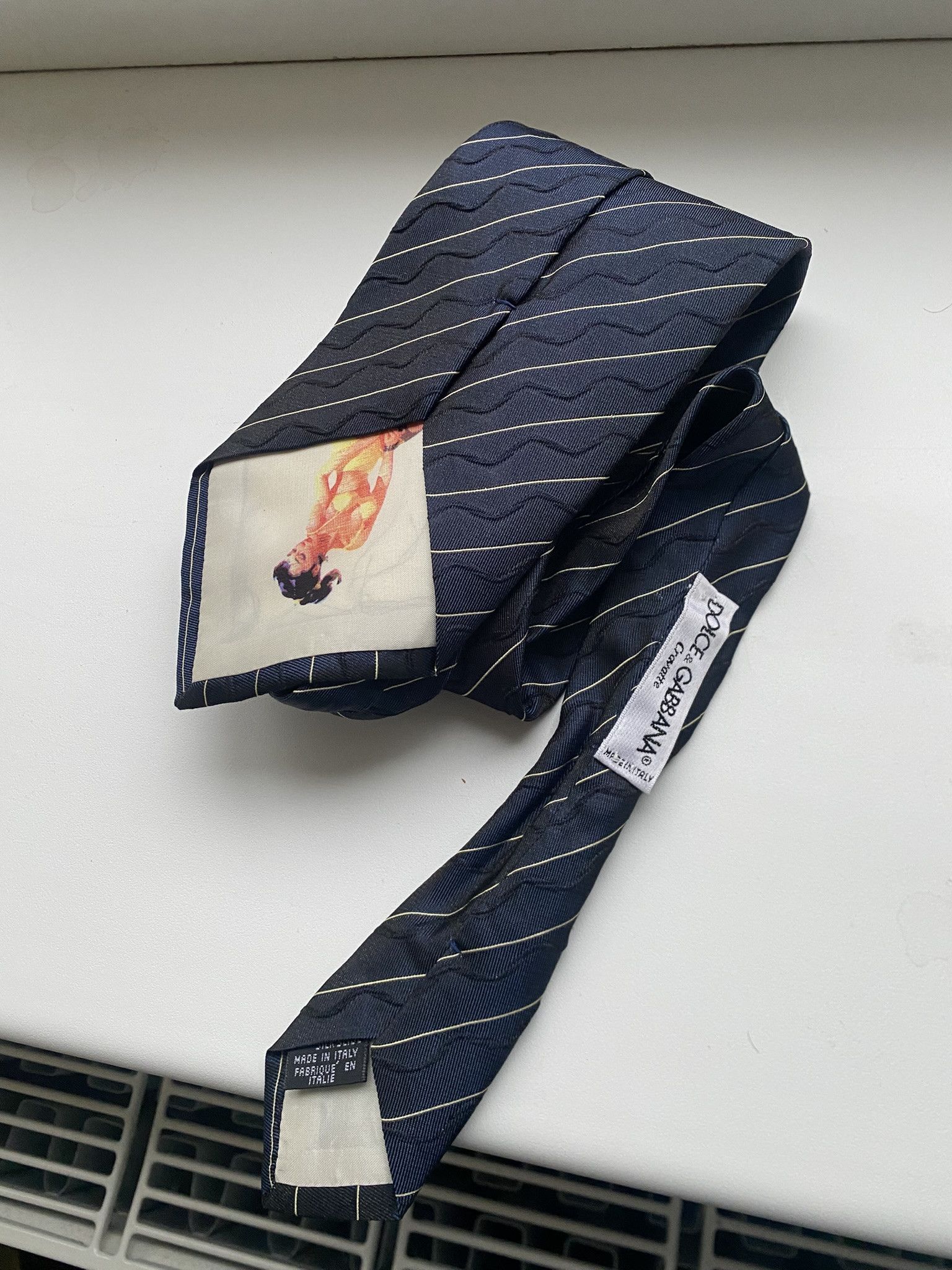 Designer × Dolce & Gabbana Dolce & Gabbana Tie Girl Vintage Made In Italy Size ONE SIZE - 1 Thumbnail