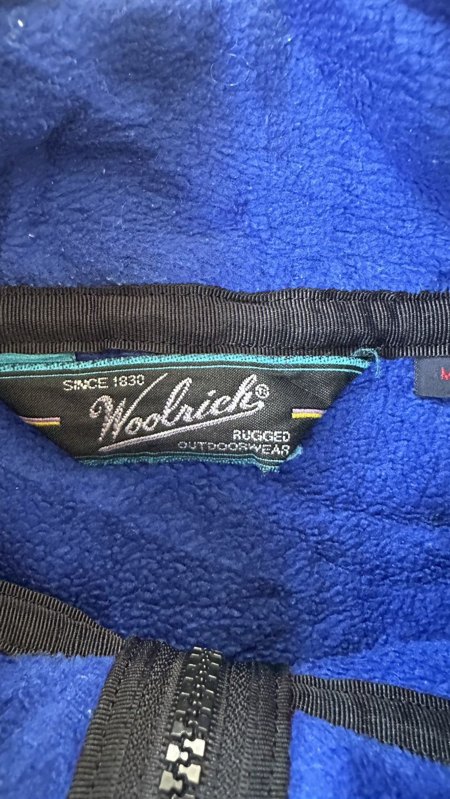 Woolrich Woolen Mills VINTAGE 90S WOOLDRICH FLEECE JACKET POLARTEC SHERPA Size US L / EU 52-54 / 3 - 7 Thumbnail