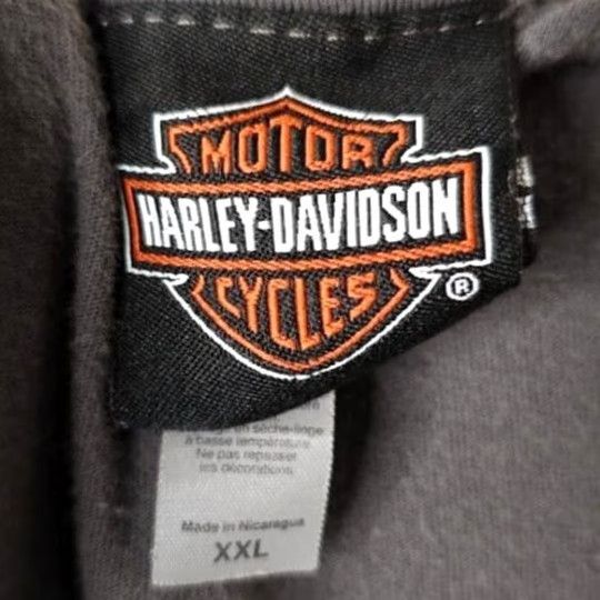 Harley Davidson Harley-Davidson T Shirt Mens 2XL Gray Timber Town Salem Oregon Biker Shirt Mens Vintage? Size US XXL / EU 58 / 5 - 7 Thumbnail