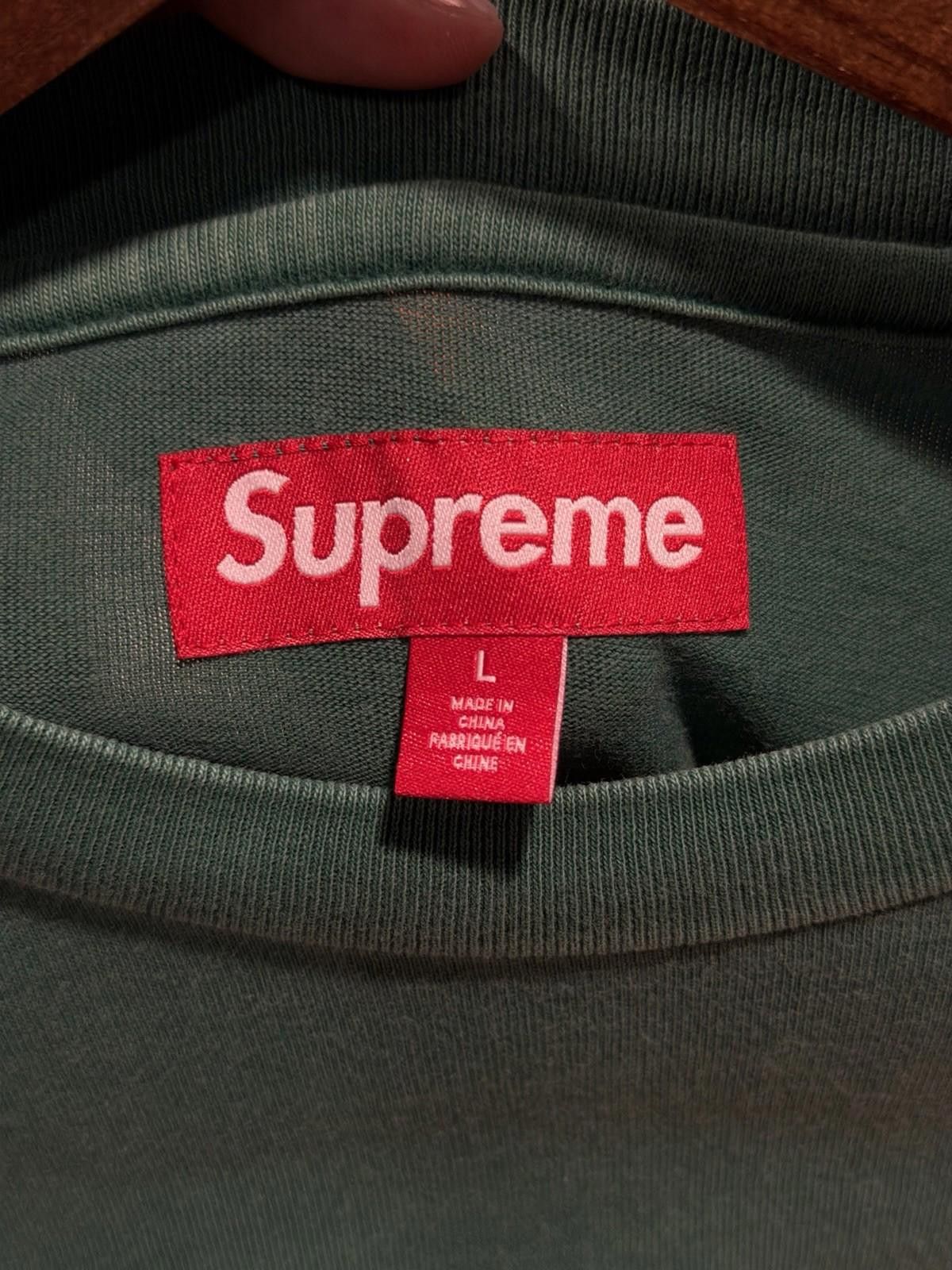 Supreme Supreme Cracked Long Sleeve Top Washed Green Size Large Size US L / EU 52-54 / 3 - 10 Thumbnail