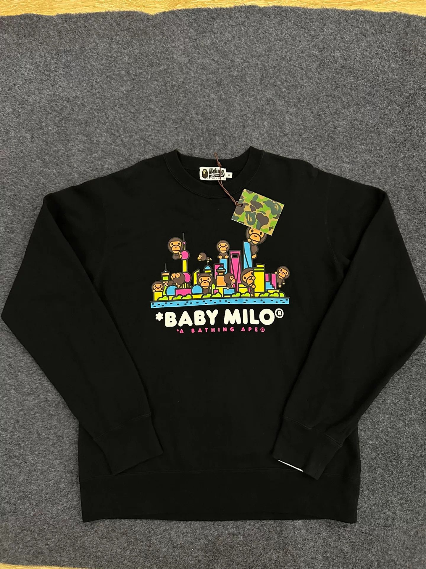 Bape Bape Multi Glow Sweatshirt Pullover Size US XL / EU 56 / 4 - 1 Thumbnail