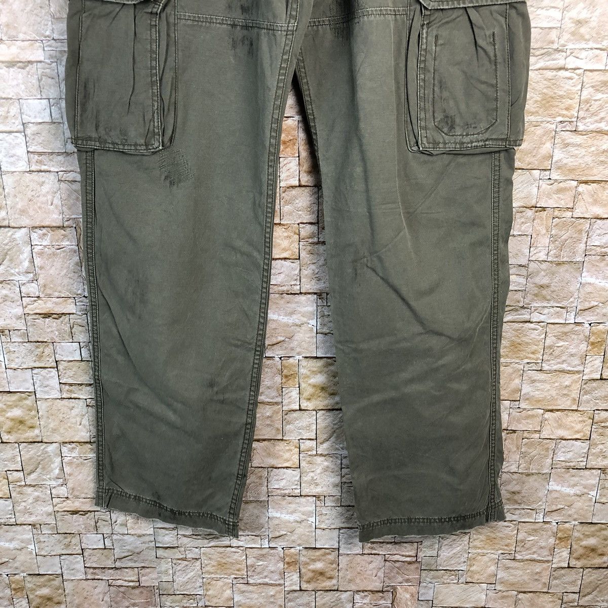 Alpha Industries Alpha Industrie Grey Cargo Multipocket Pants #A152 Size US 31 - 6 Thumbnail