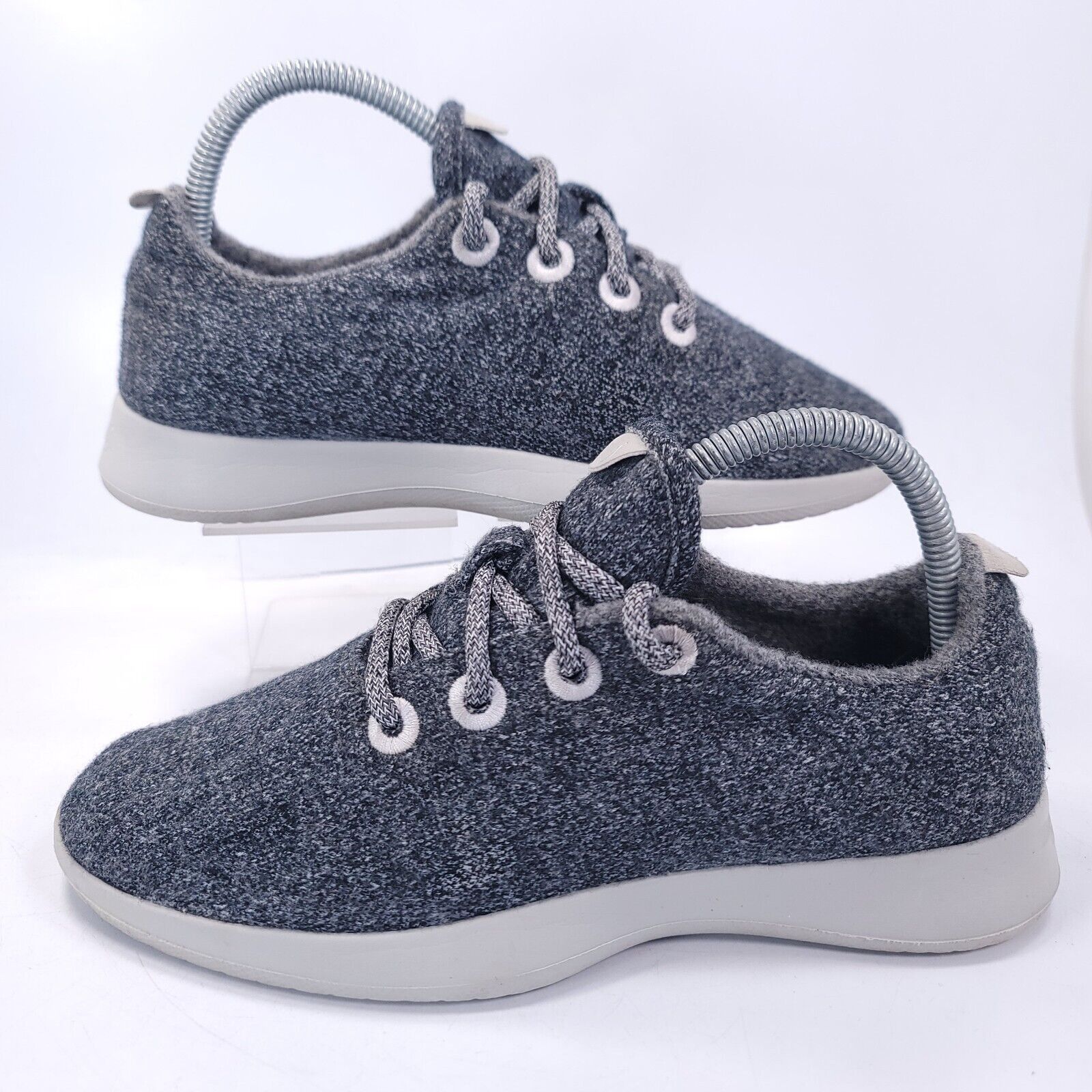 Allbirds Allbirds Wool Runner Athletic Shoe Womens Size 8 Gray White Size US 8 / IT 38 - 6 Thumbnail