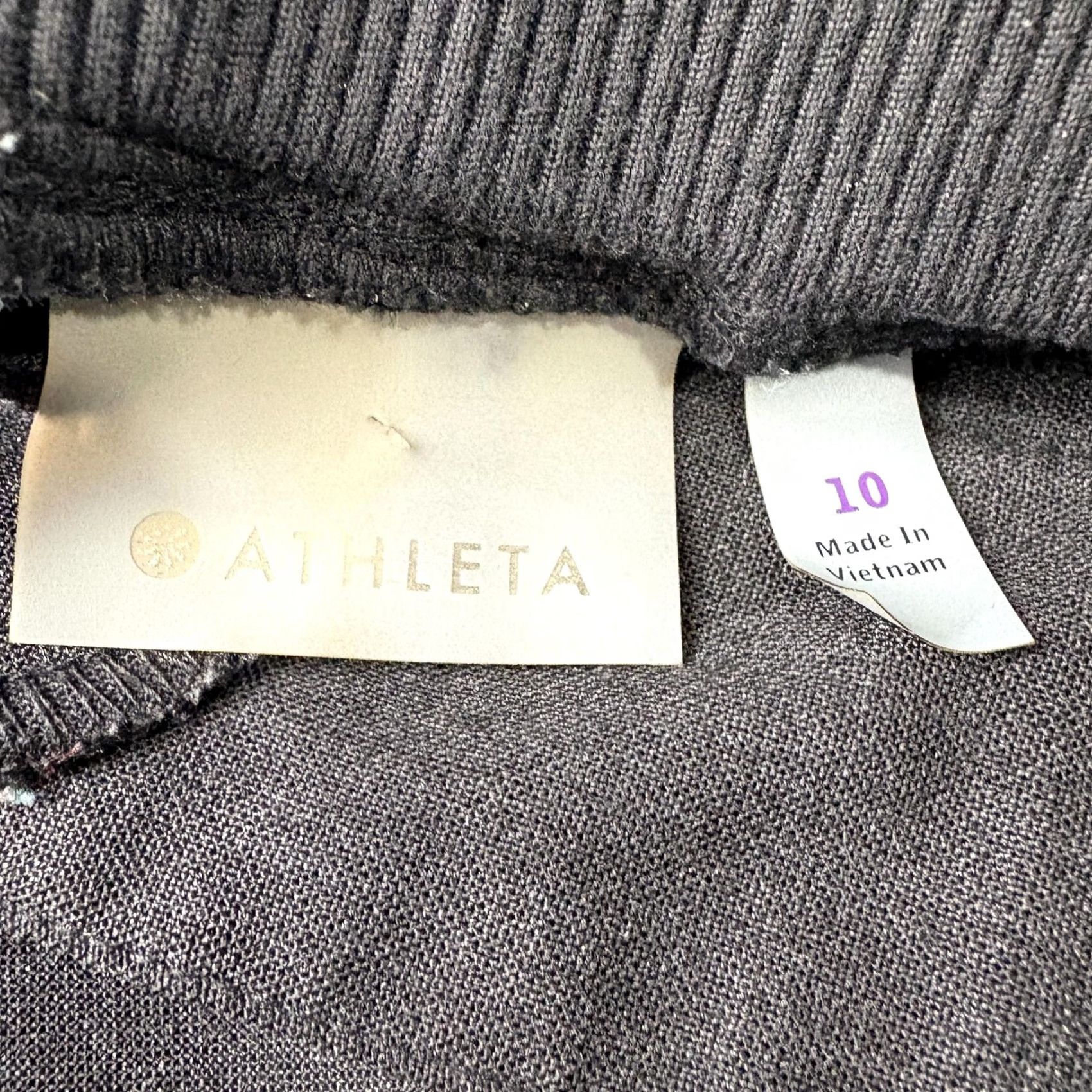 Athleta Athleta Pants Womens 10 Gray Wool Blend Jogger Tapered Casual Workwear Size 32" / US 10 / IT 46 - 3 Thumbnail