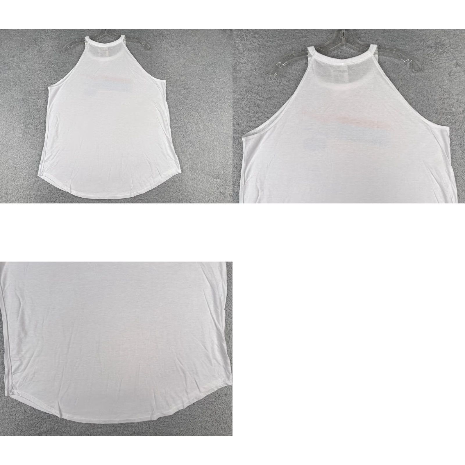 NASCAR Nascar Tank Women 2XL White Shirt Thunderbirds F-16 Daytona 500 Cotton Size XXL / US 16-18 / IT 52-54 - 9 Thumbnail