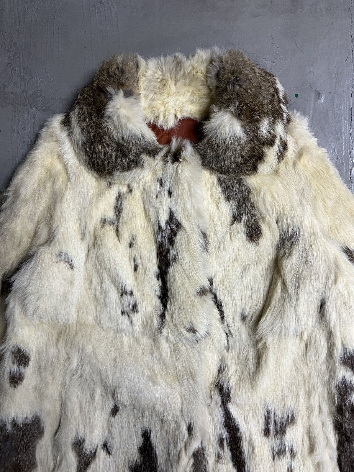 14th Addiction 80's Vintage Margiela Style Rabbit Fur Rare Design Jacket Size US M / EU 48-50 / 2 - 2 Thumbnail