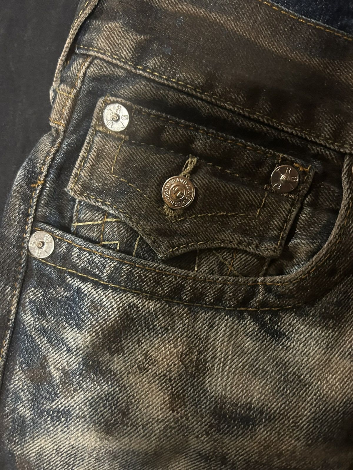 True Religion Waxed True Religion Jeans Size US 29 - 8 Thumbnail