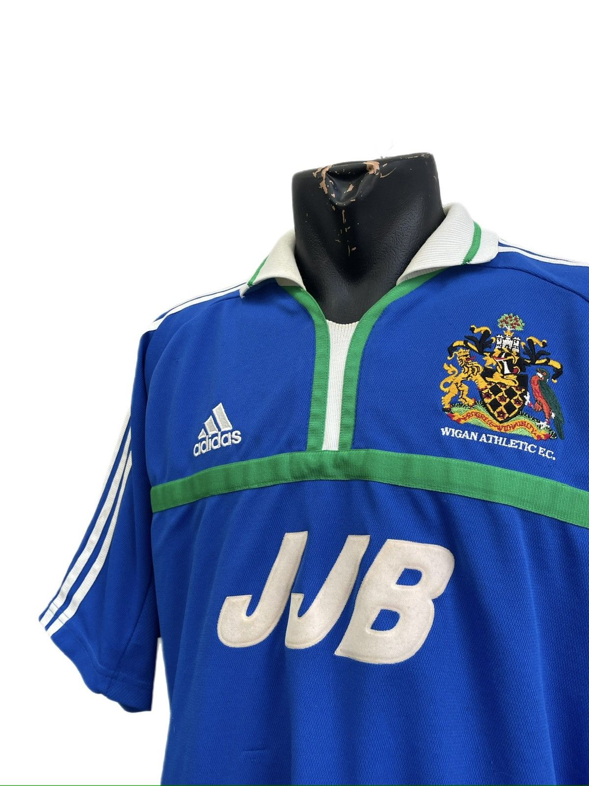 Adidas Adidas blue football jersey vintage 2002 home kit y2k rare Size US L / EU 52-54 / 3 - 3 Thumbnail