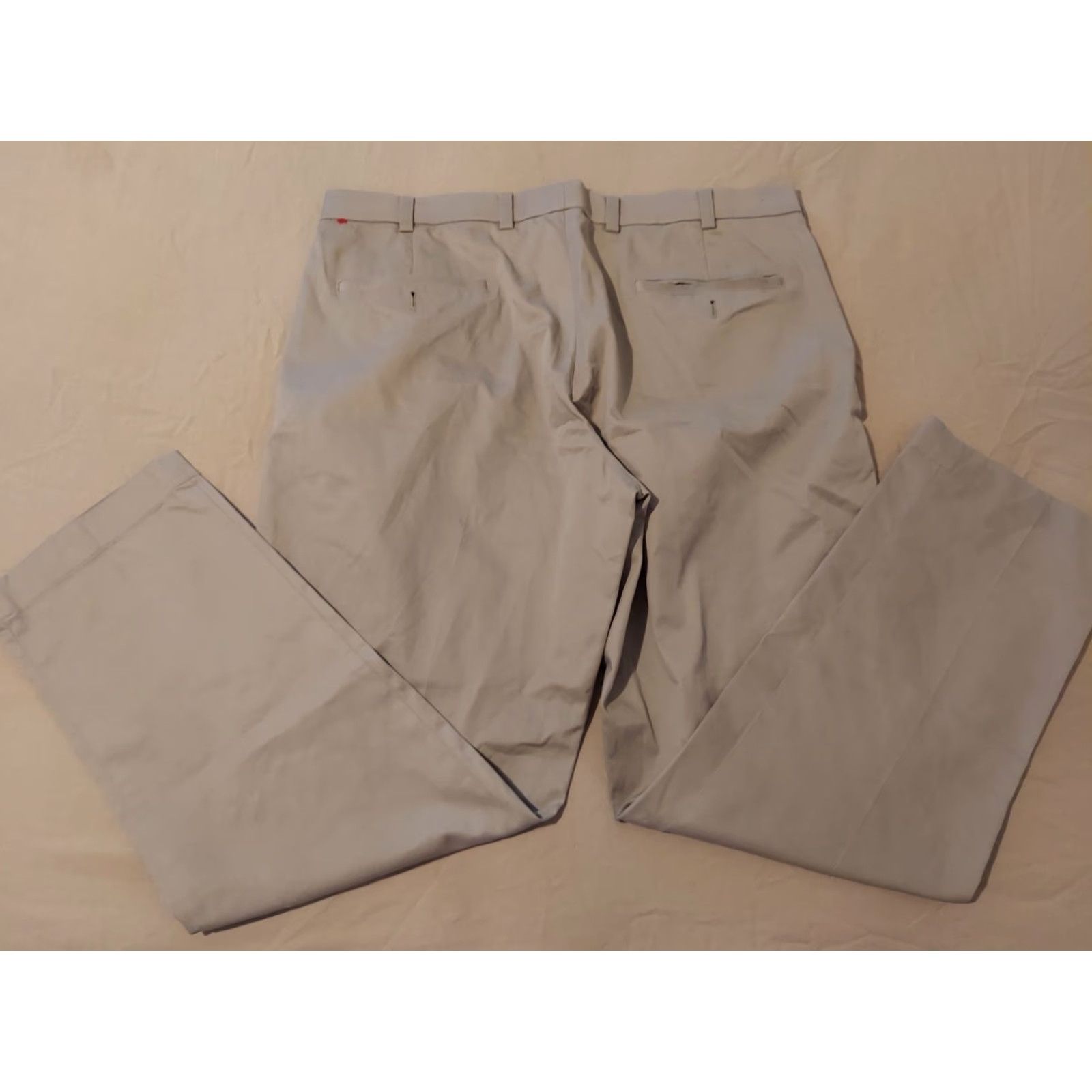 Brooks Brothers Brooks Brothers Mens Chino Pants 37x30 Khaki Beige Straight Front Regular Rise 37in Waist Cotton Slacks Size US 37 - 2 Thumbnail