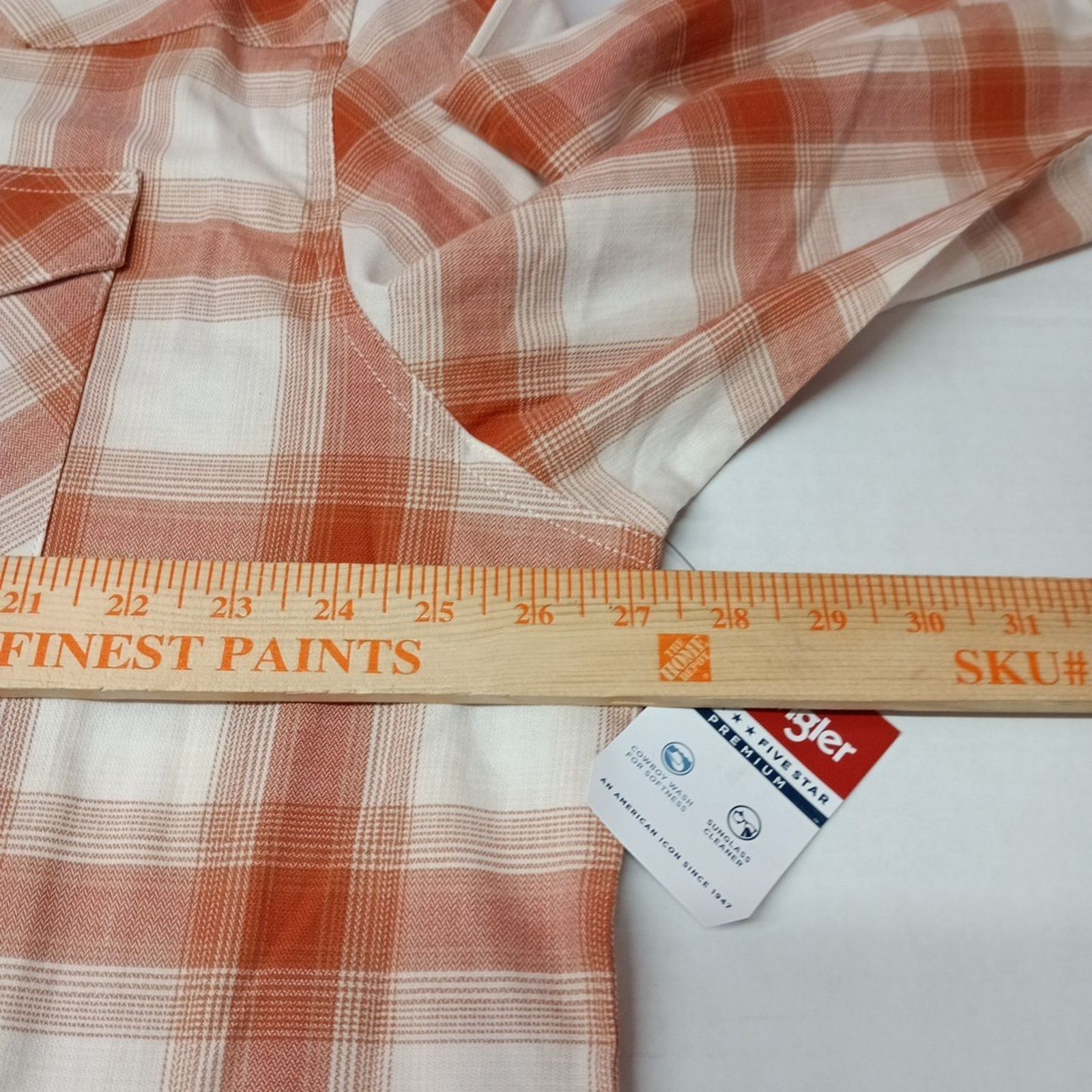 Wrangler Wrangler Cowboy Wash Shirt Men's 2XL Hazel Plaid Twill Woven Size US XXL / EU 58 / 5 - 5 Thumbnail