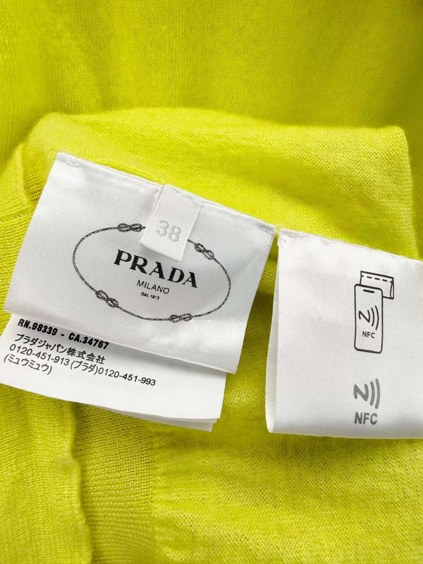 Prada Prada Authentic Cashmere Knit Sweater New With Tags Size 38 Size XS / US 0-2 / IT 36-38 - 6 Thumbnail