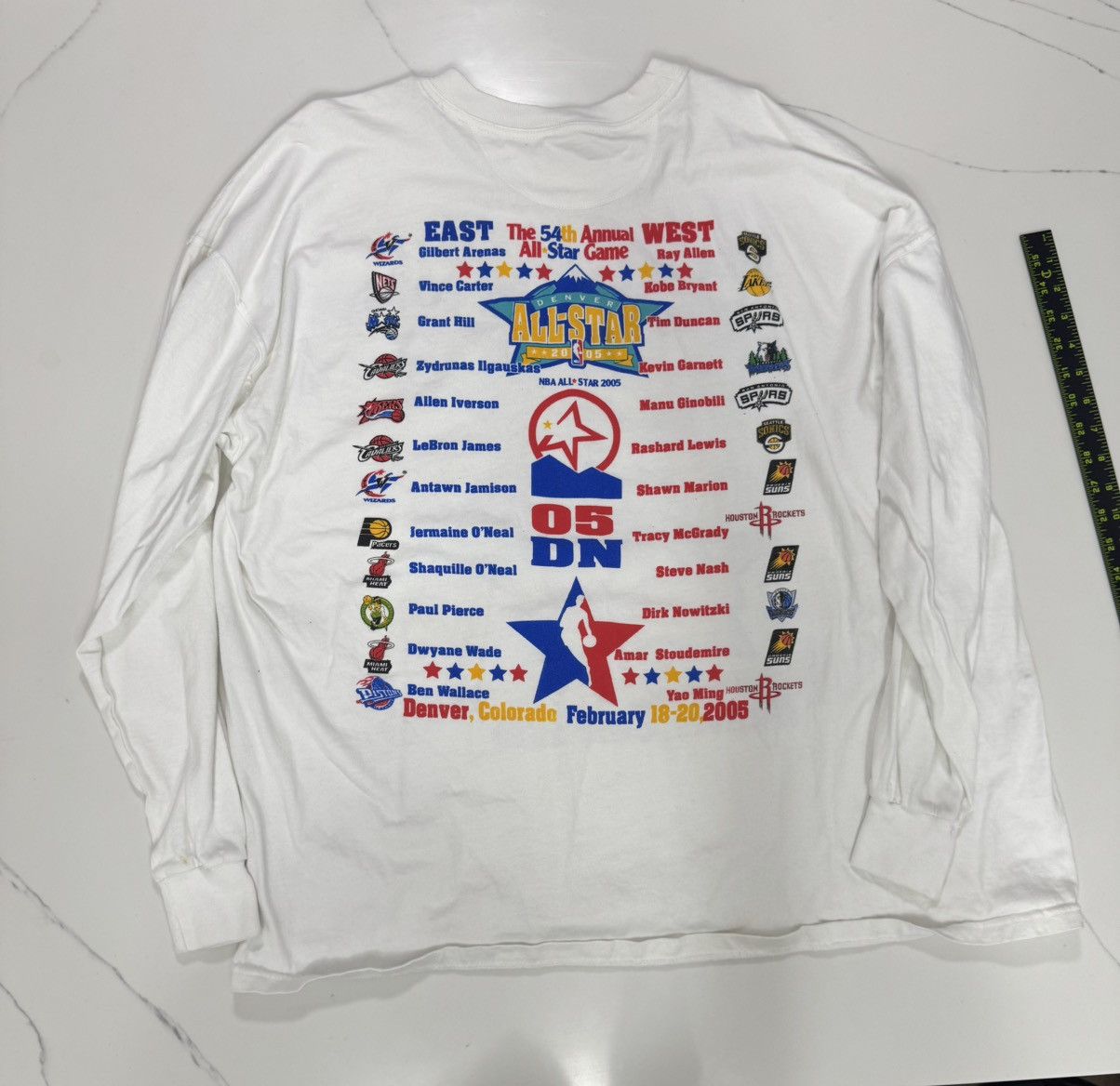 Russell Athletic 2005 NBA All-Star Game long sleeve tee Size US XXL / EU 58 / 5 - 2 Thumbnail