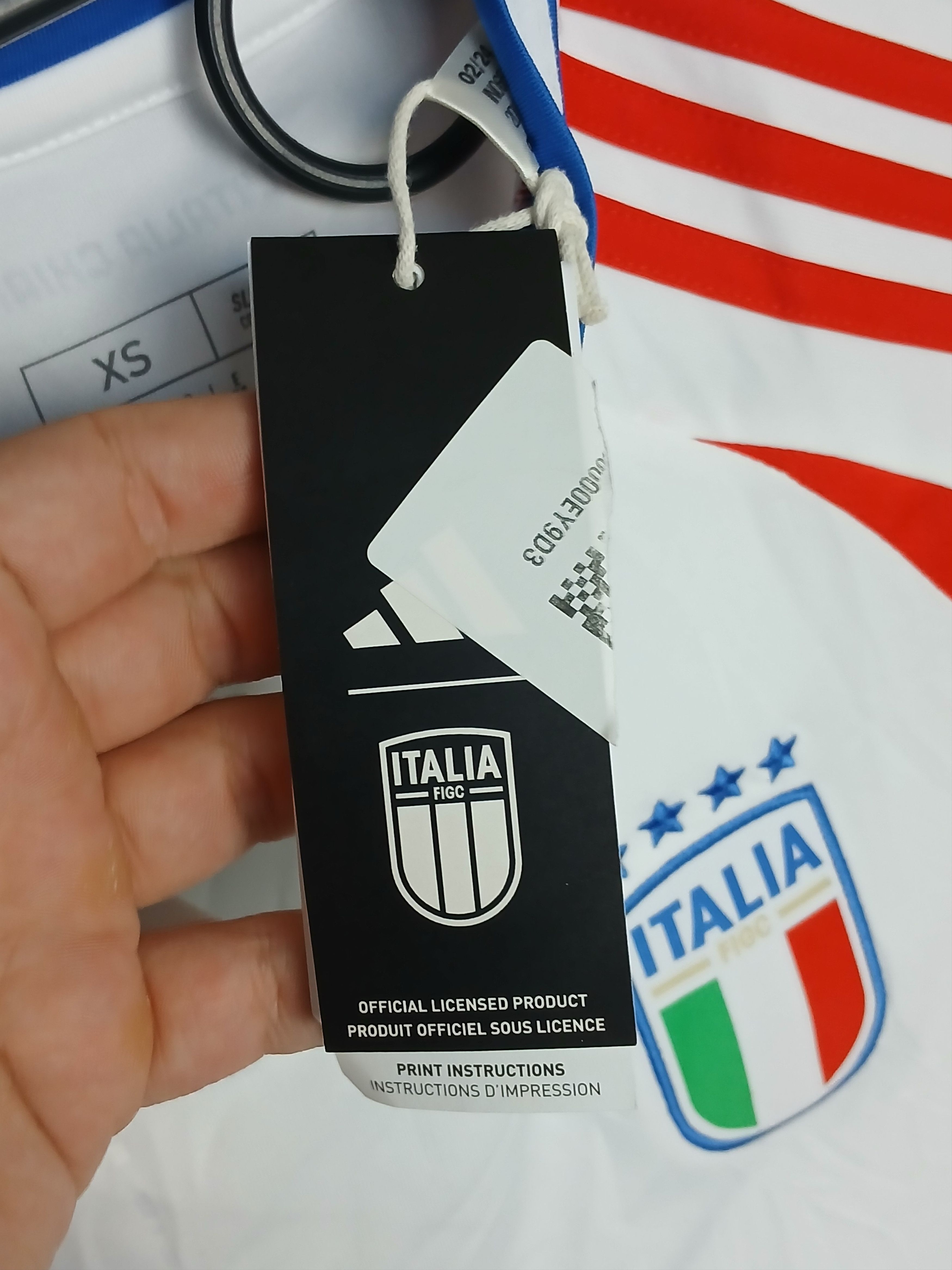 Adidas New Italy 2024 Away Football Jersey T-Shirt Size US XS / EU 42 / 0 - 10 Thumbnail