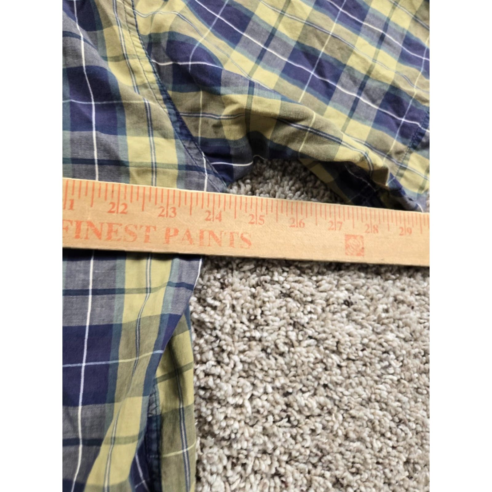 Banana Republic VINTAGE Banana Republic Shirt Mens L Blue Plaid Safari Cotton 90s Size US L / EU 52-54 / 3 - 7 Thumbnail