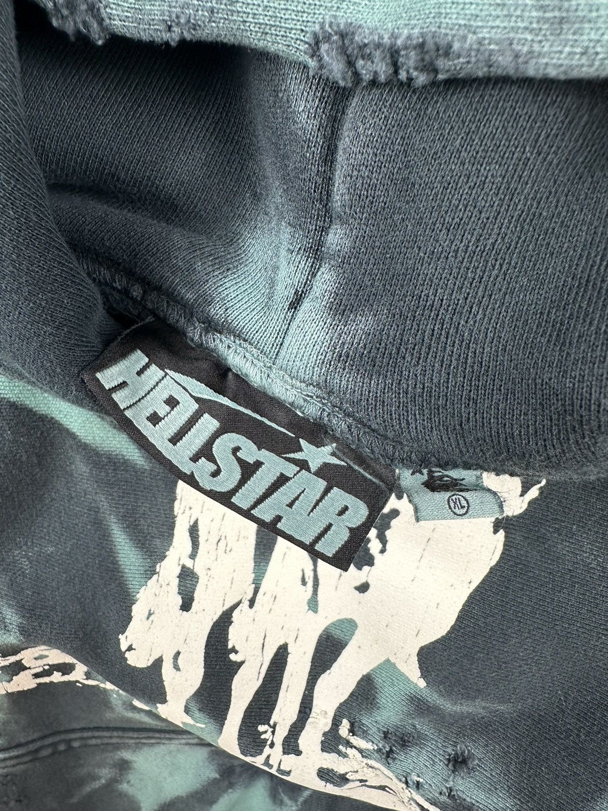 HELLSTAR Hellstar Green Marble Paradise Hoodie Size US XL / EU 56 / 4 - 6 Thumbnail