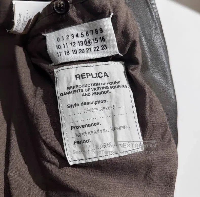 Maison Margiela Maison Margiela Diagonal zipper leather jacket Size US S / EU 44-46 / 1 - 8 Thumbnail