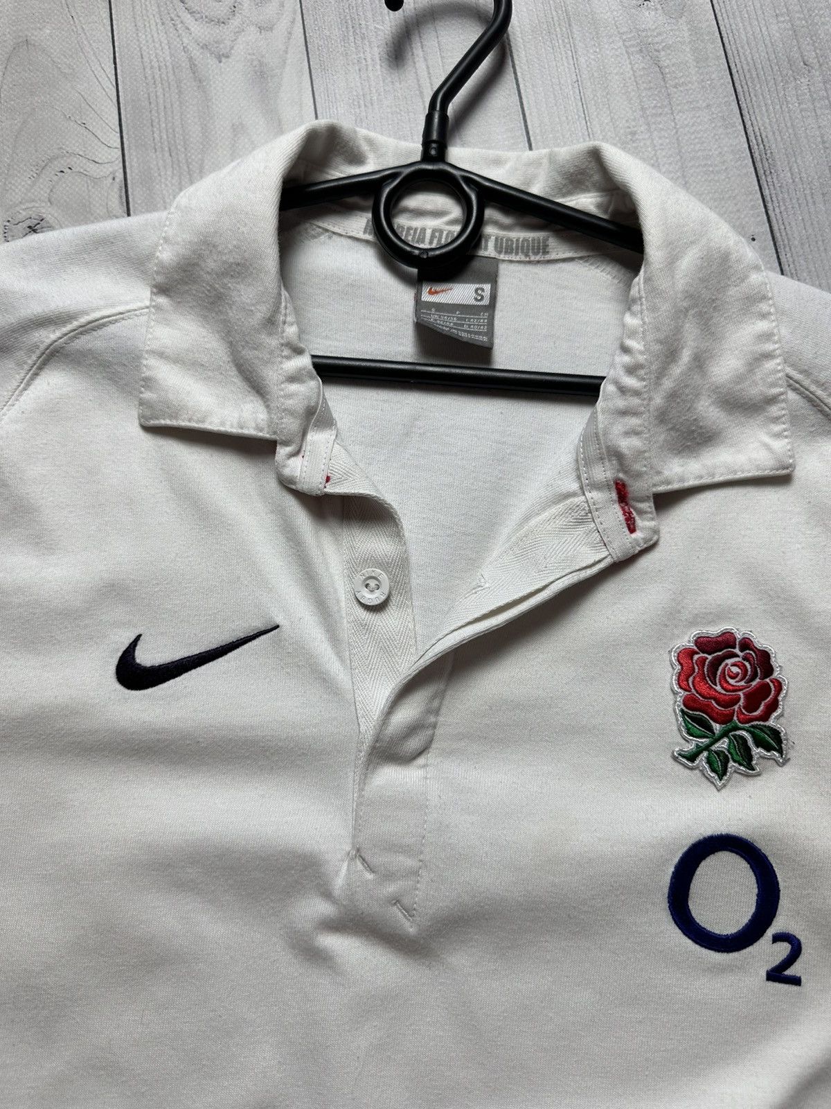 Nike × Vintage Vintage Nike England Rugby polo logo size S Size US S / EU 44-46 / 1 - 6 Thumbnail