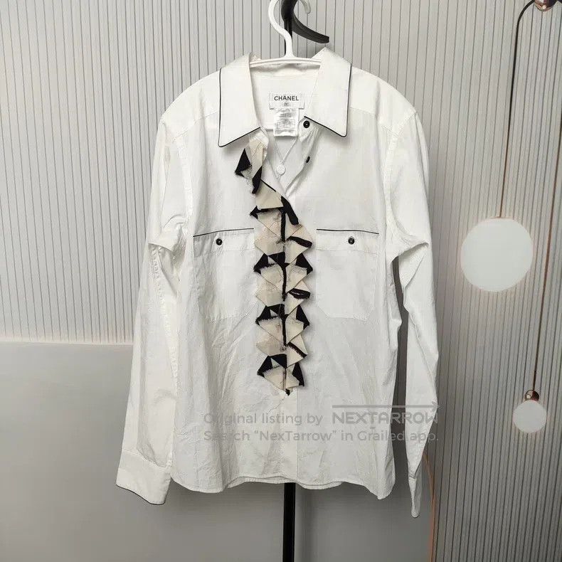 Chanel Chanel White shirt Size S / US 4 / IT 40 - 1 Thumbnail