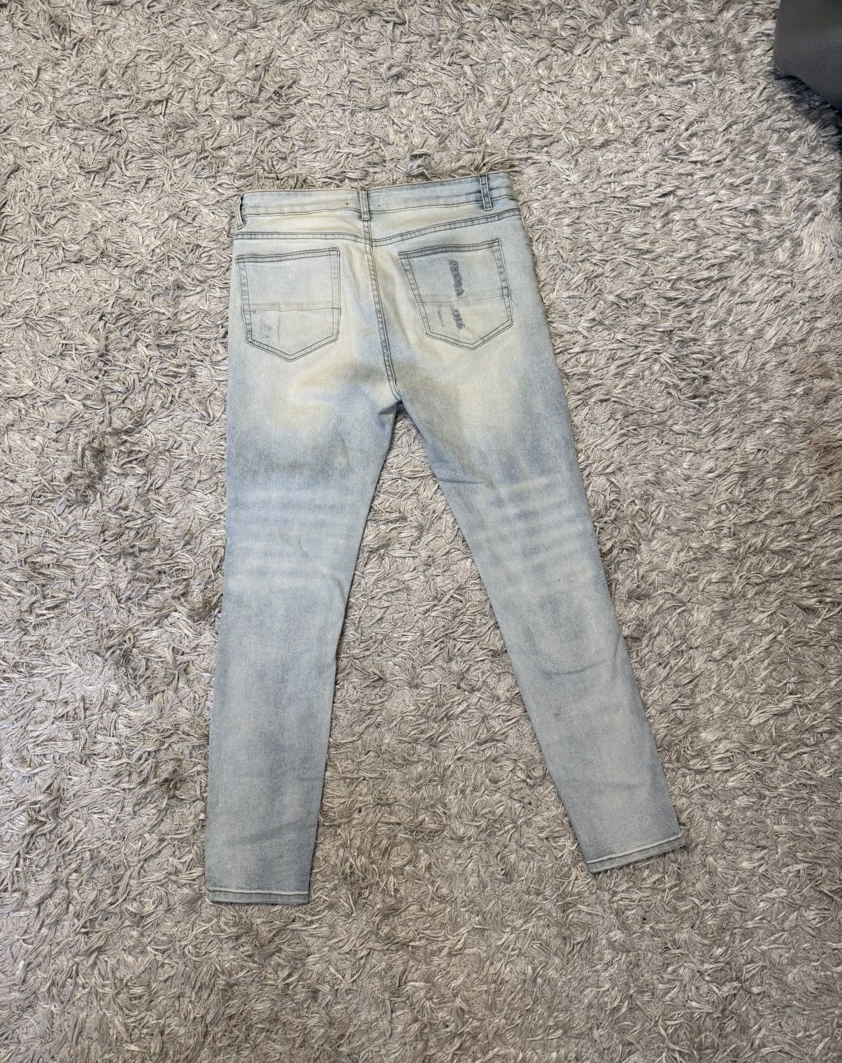 Other light blue/teal ripped jeans Size US 32 / EU 48 - 3 Thumbnail