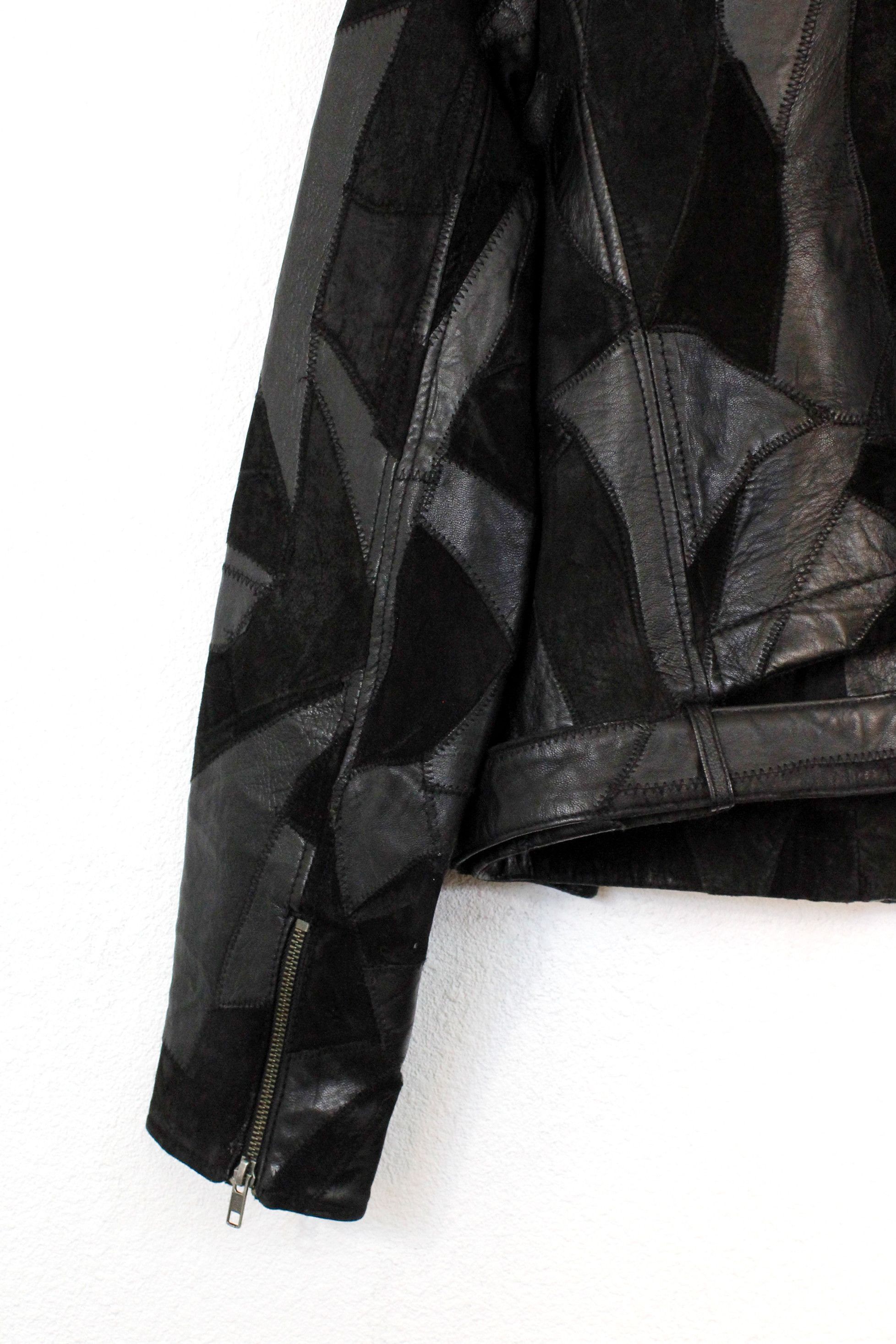 Leather Womens Religion Leather Suede Patchwork Biker Jacket M size Size M / US 6-8 / IT 42-44 - 10 Thumbnail