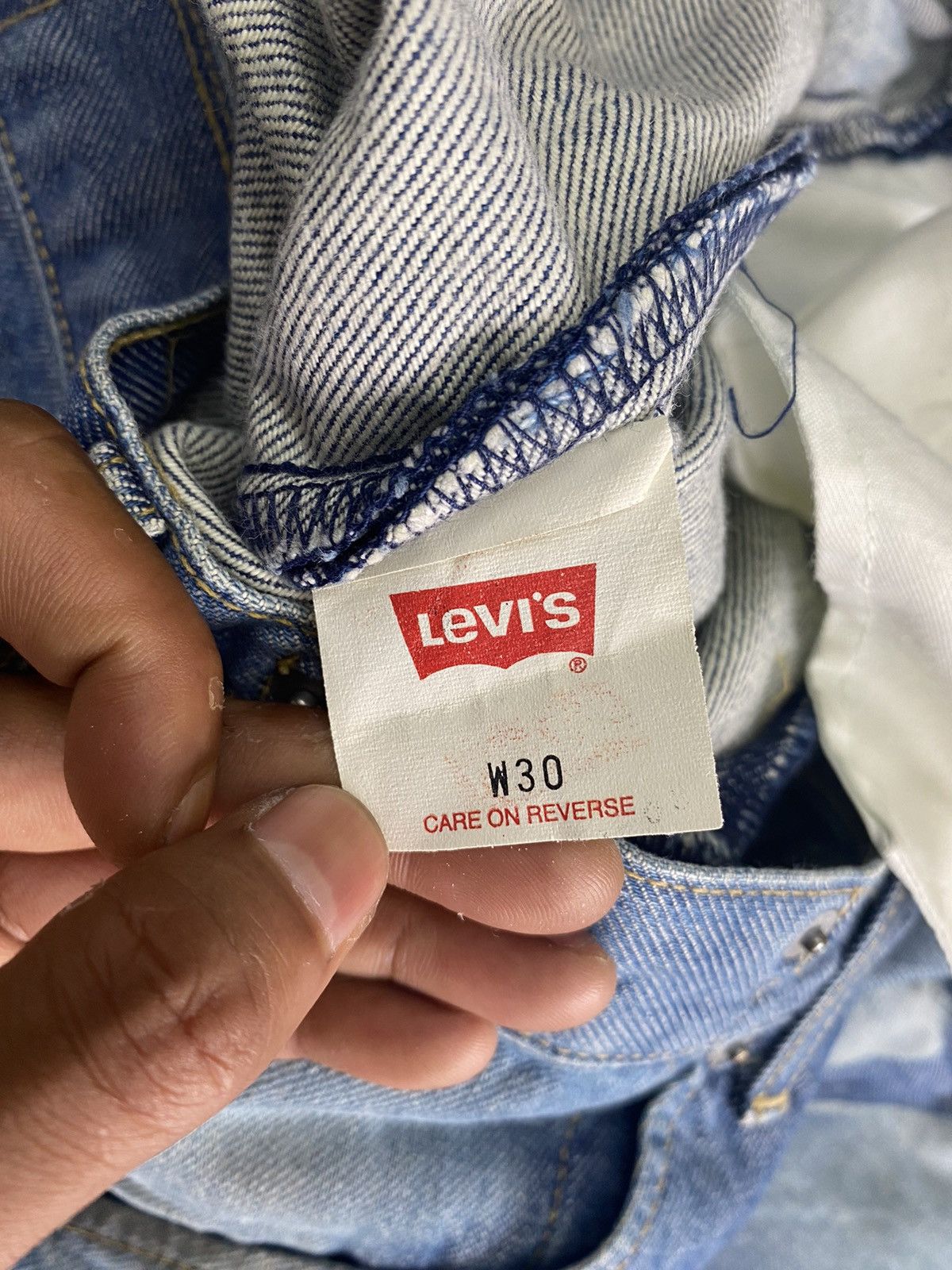 Japanese Brand × Levi's × Vintage Lev’is blue jeans wash japanese brand Size US 30 / EU 46 - 8 Thumbnail