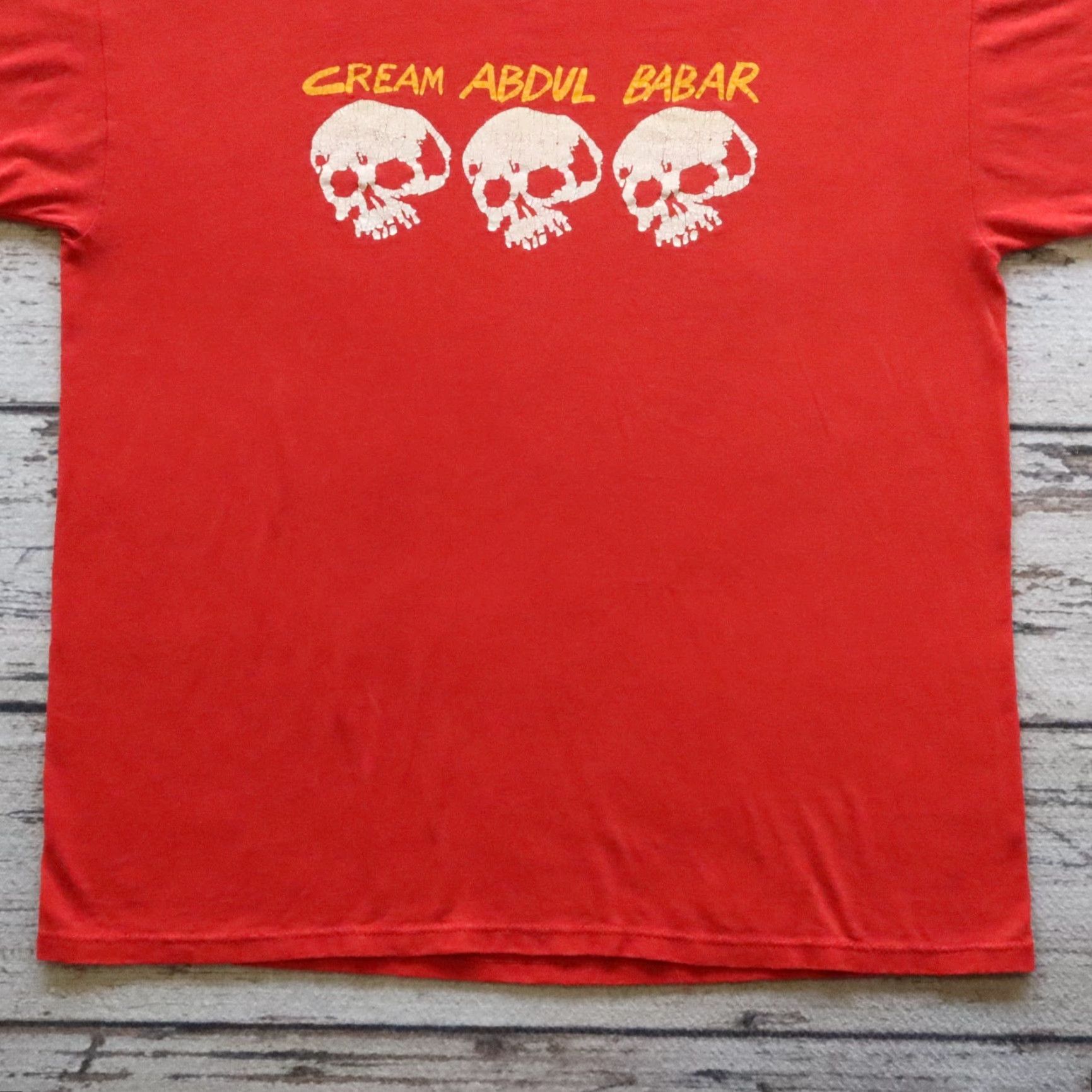 Russell Athletic VINTAGE Abdul Babar Band Tshirt Shirt Mens L Red Guitar Punk Rock Size US L / EU 52-54 / 3 - 3 Thumbnail