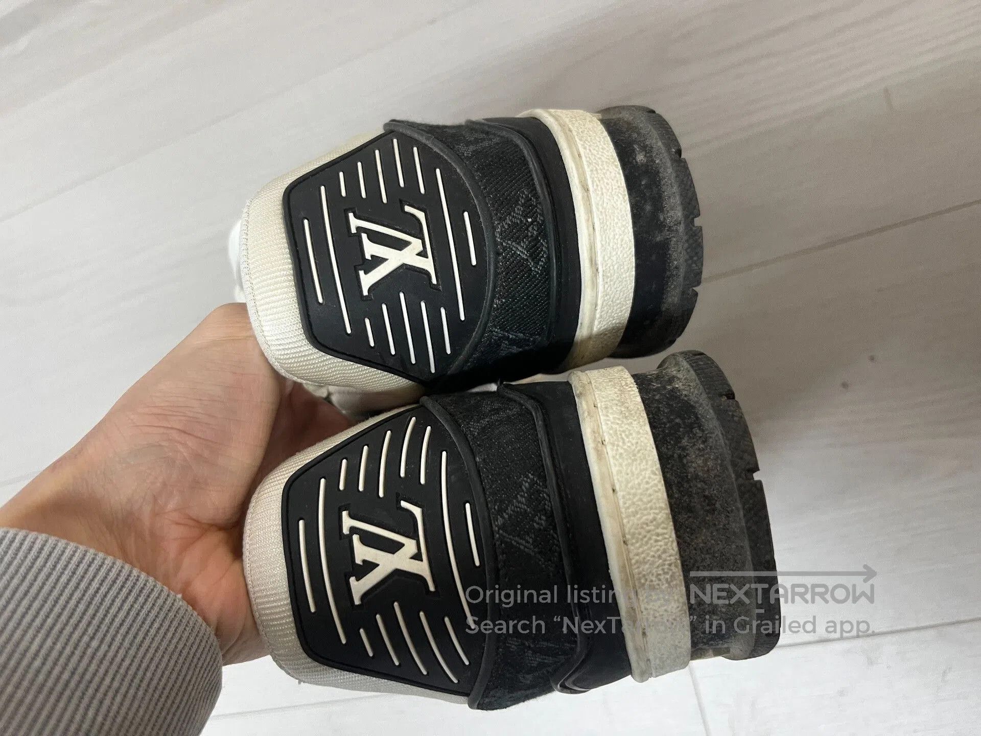 Louis Vuitton LV Trainer Black White Panda Sneakers. Size US 7.5 / EU 40-41 - 5 Thumbnail