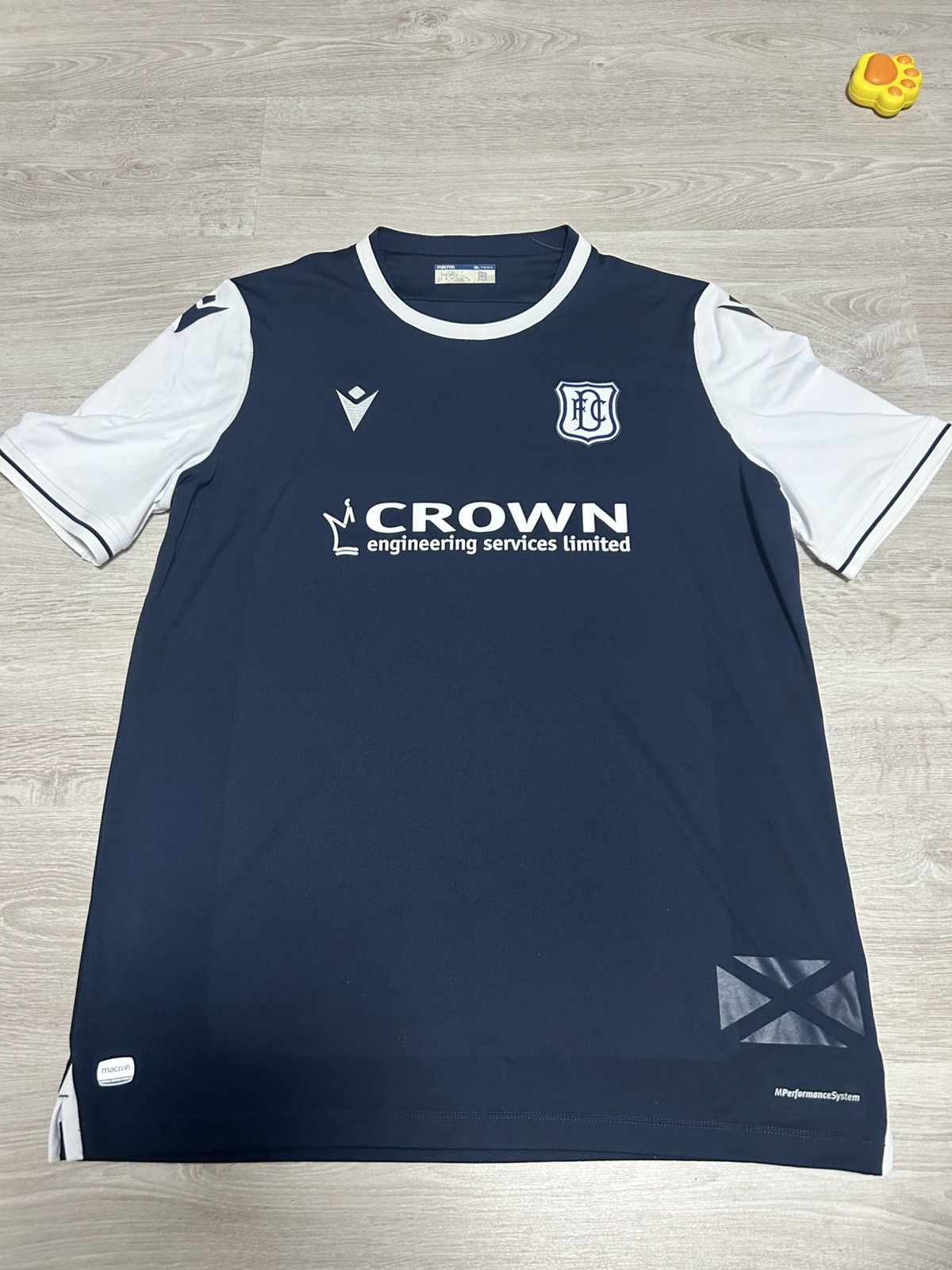 Macron Dundee FC 2020-21 Macron home football shirt jersey size 3XL Size US XXL / EU 58 / 5 - 1 Thumbnail