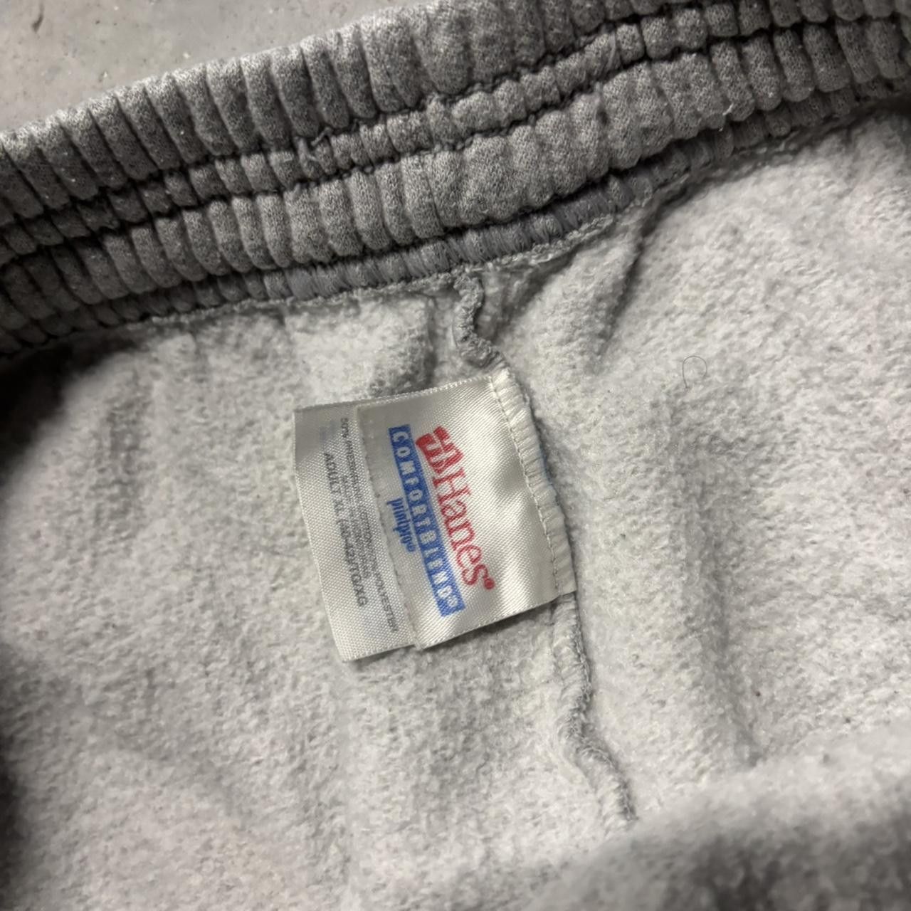 Japanese Brand × Vintage Crazy Vintage Y2K/2000s Baggy Light Grey Streetwear Essential Sweatpants! Size US 34 / EU 50 - 6 Thumbnail