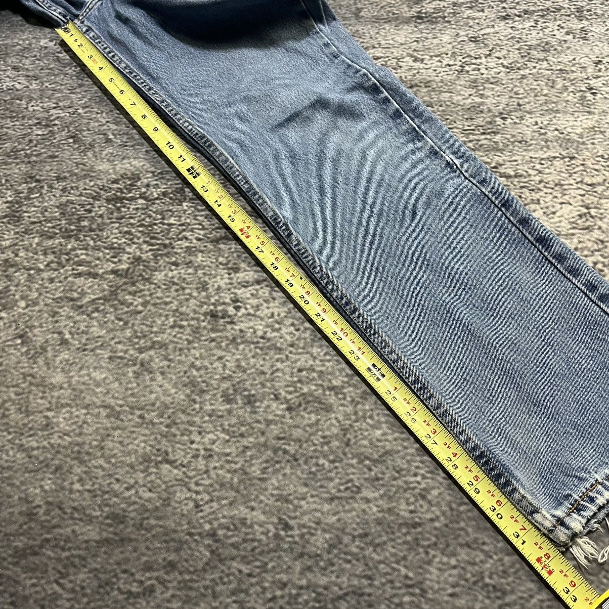 Levi's Vintage Levi's 505 Grunge Skater 2000s Blue Jeans 35x32 Size US 35 - 17 Thumbnail