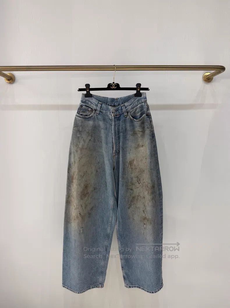 Acne Studios Acne Studios Penicillin Vintage Mud-Dyed Wide Leg Dirty Je Size 40" / US 18 - 1 Thumbnail