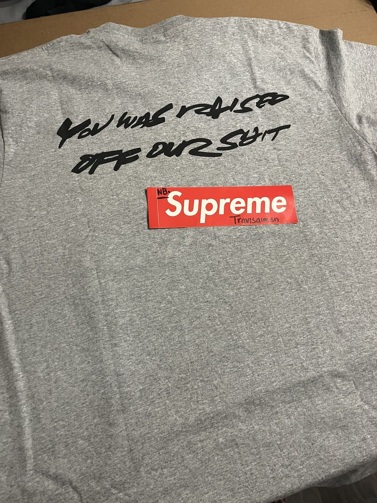 Supreme Supreme Heather Grey Futura Box Logo Tee Large Size US L / EU 52-54 / 3 - 2 Thumbnail