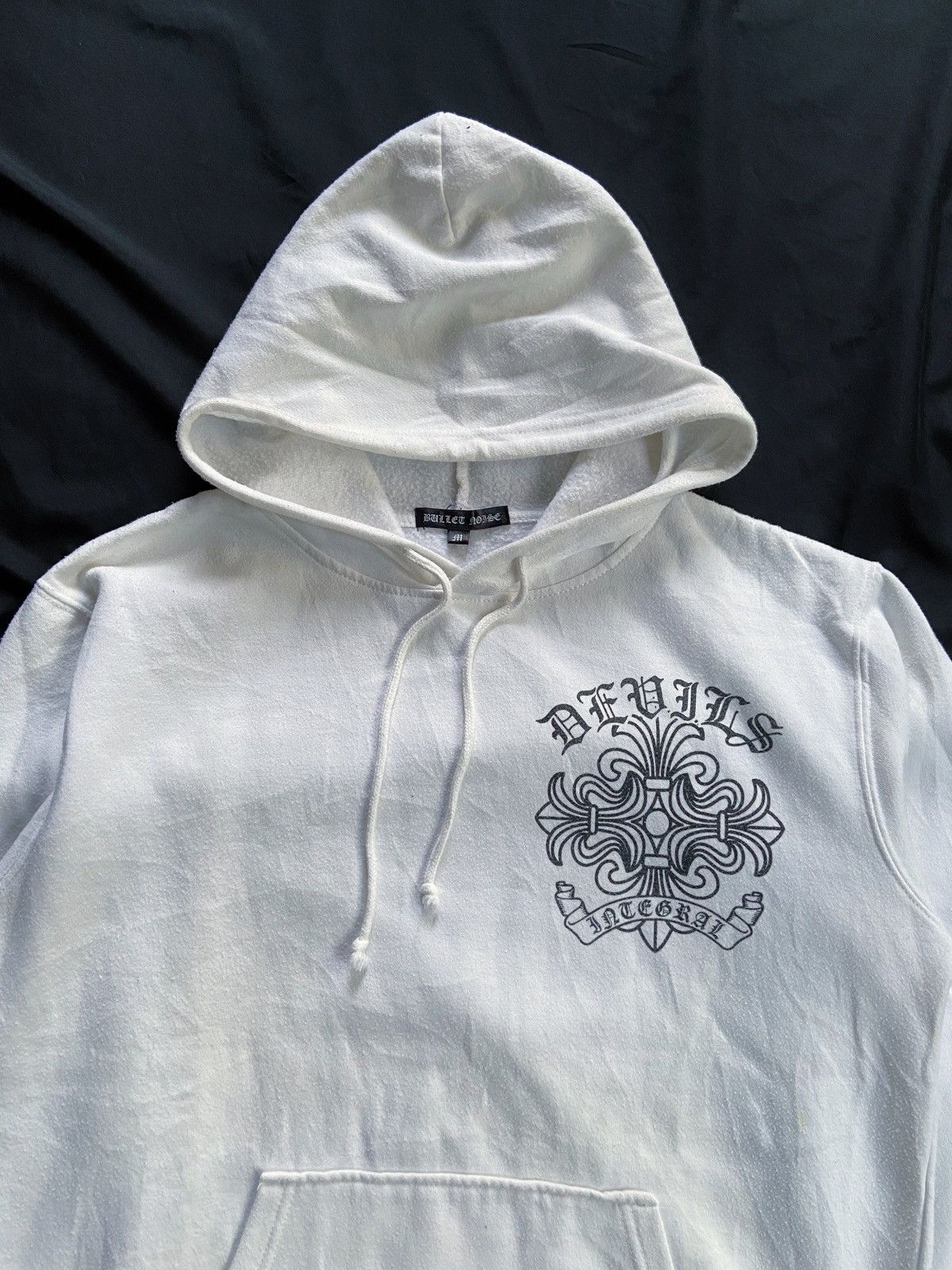 Japanese Brand DEVILS INTEGRAL THE METAL CROSS LINE HOODIE Size US M / EU 48-50 / 2 - 4 Thumbnail