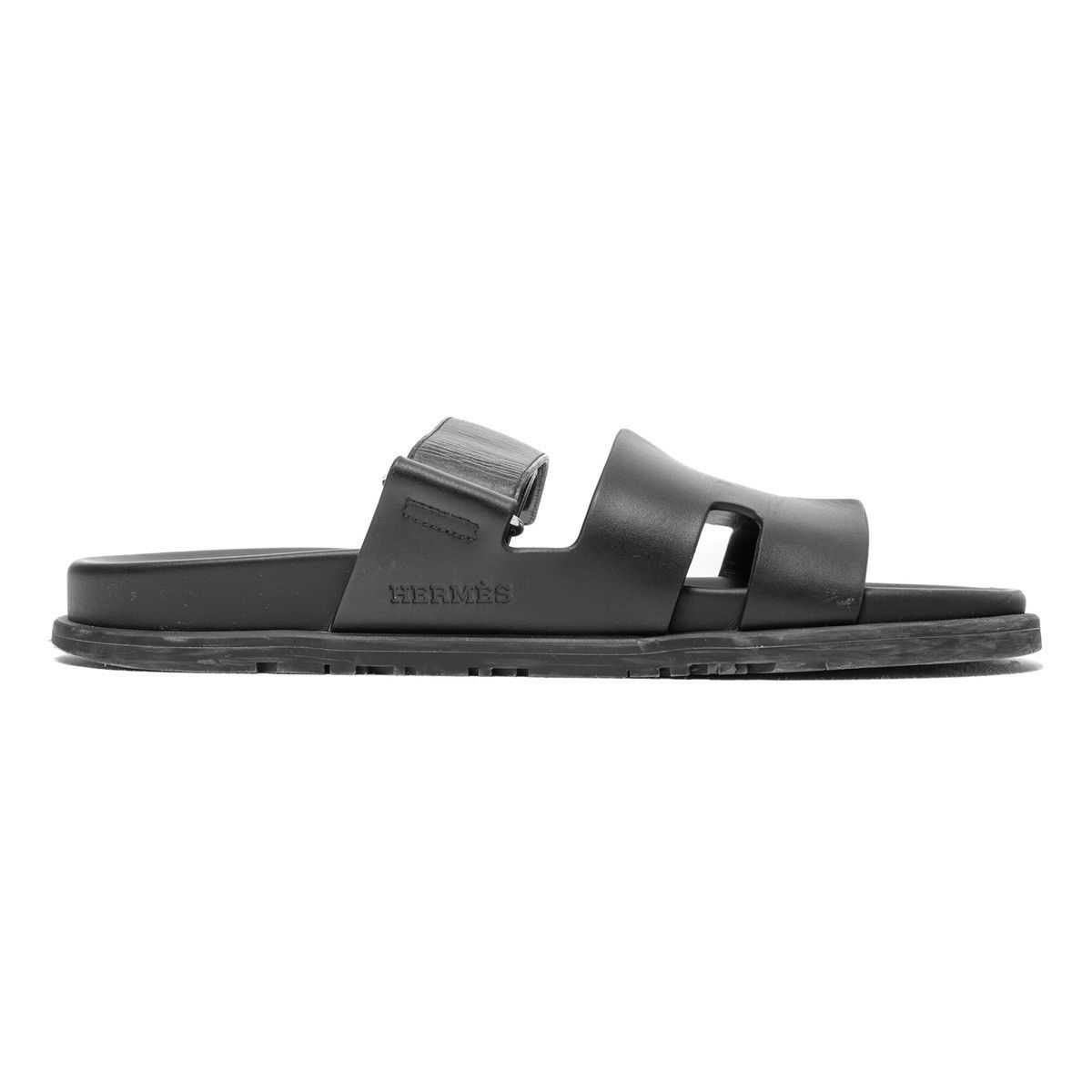 Hermes Chypre Sandal Calfskin Black Size US 9 / EU 42 - 5 Thumbnail