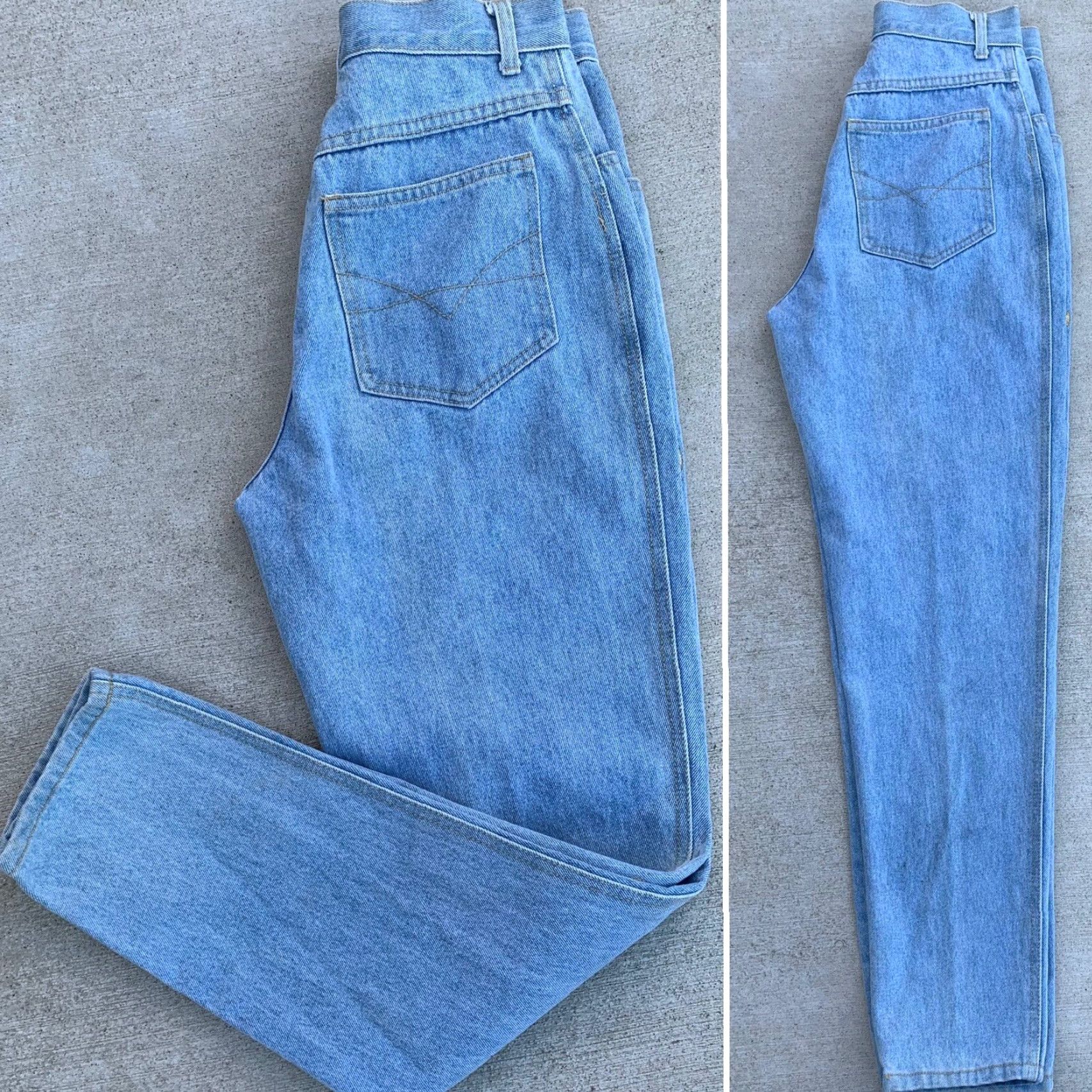 Vintage VINTAGE The La Costa Spa California high waist tapered leg jeans embroidered anchor anchors sz 12 28” waist blue cotton 1980s 1990s Mens? Womens? Size 34" / US 12 / IT 48 - 4 Thumbnail