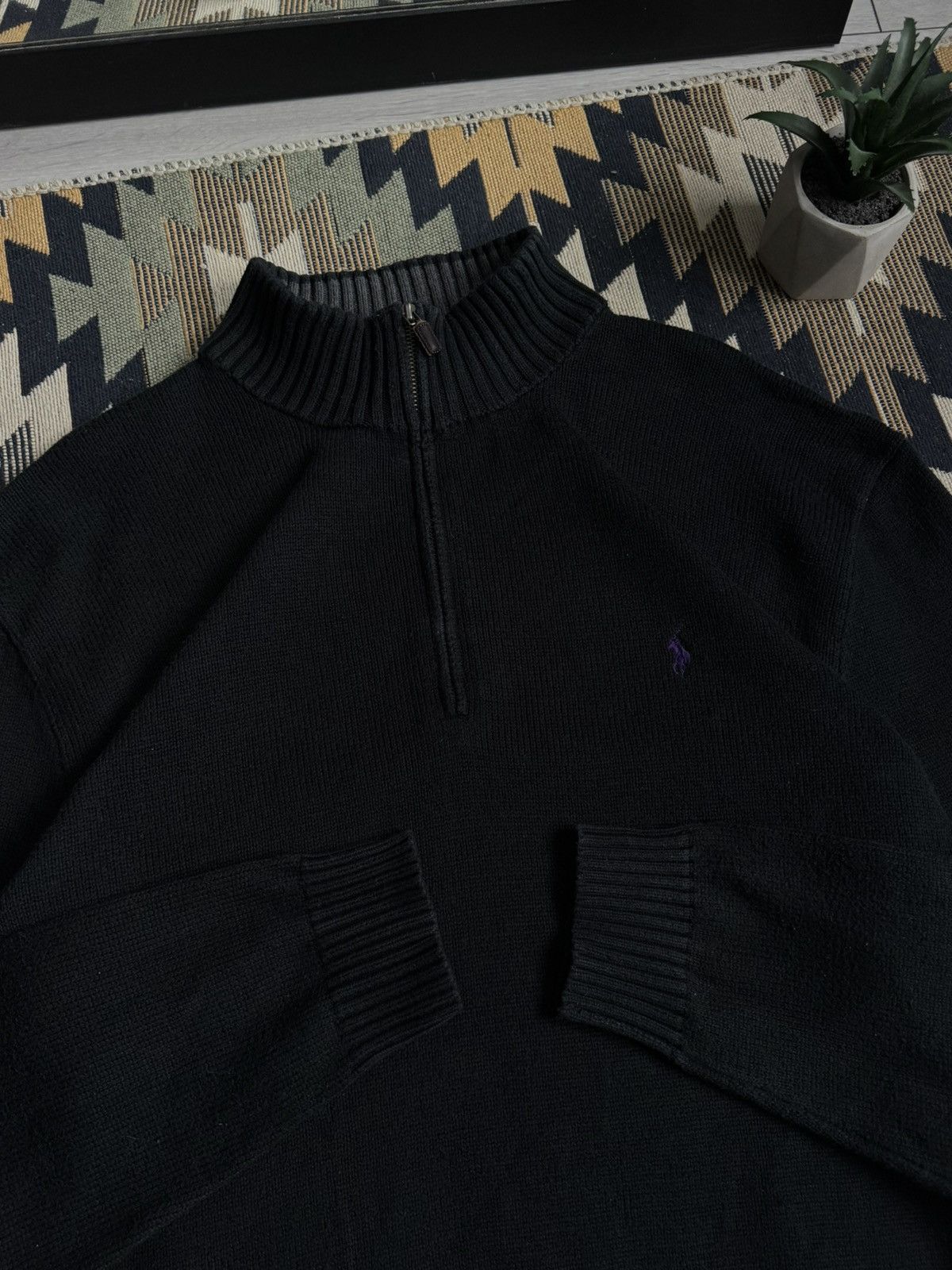 Polo Ralph Lauren Vintage 90’s Polo Ralph Lauren 1/3 Zip Sweater Size US XXL / EU 58 / 5 - 7 Thumbnail