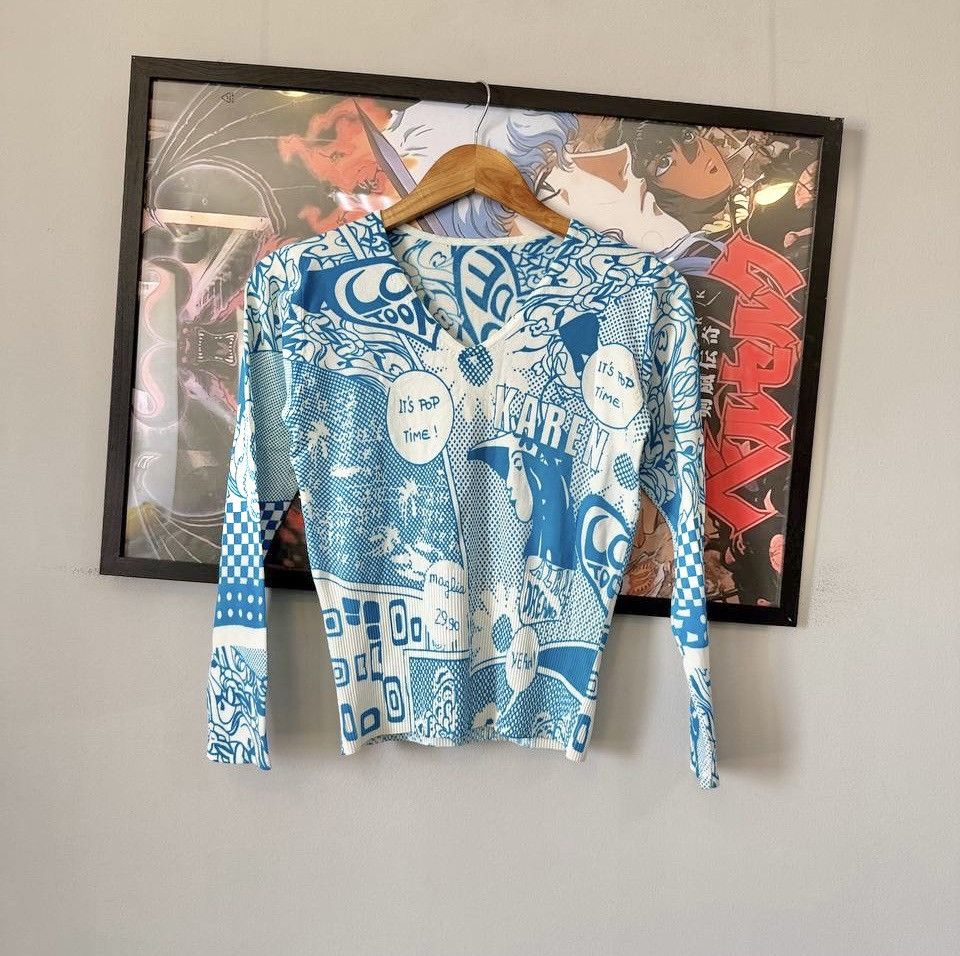 Japanese Brand ARCHIVE LONG SLEEVE AVANT-GARDE LONGSLEEVE MESH JPG Size S / US 4 / IT 40 - 1 Thumbnail
