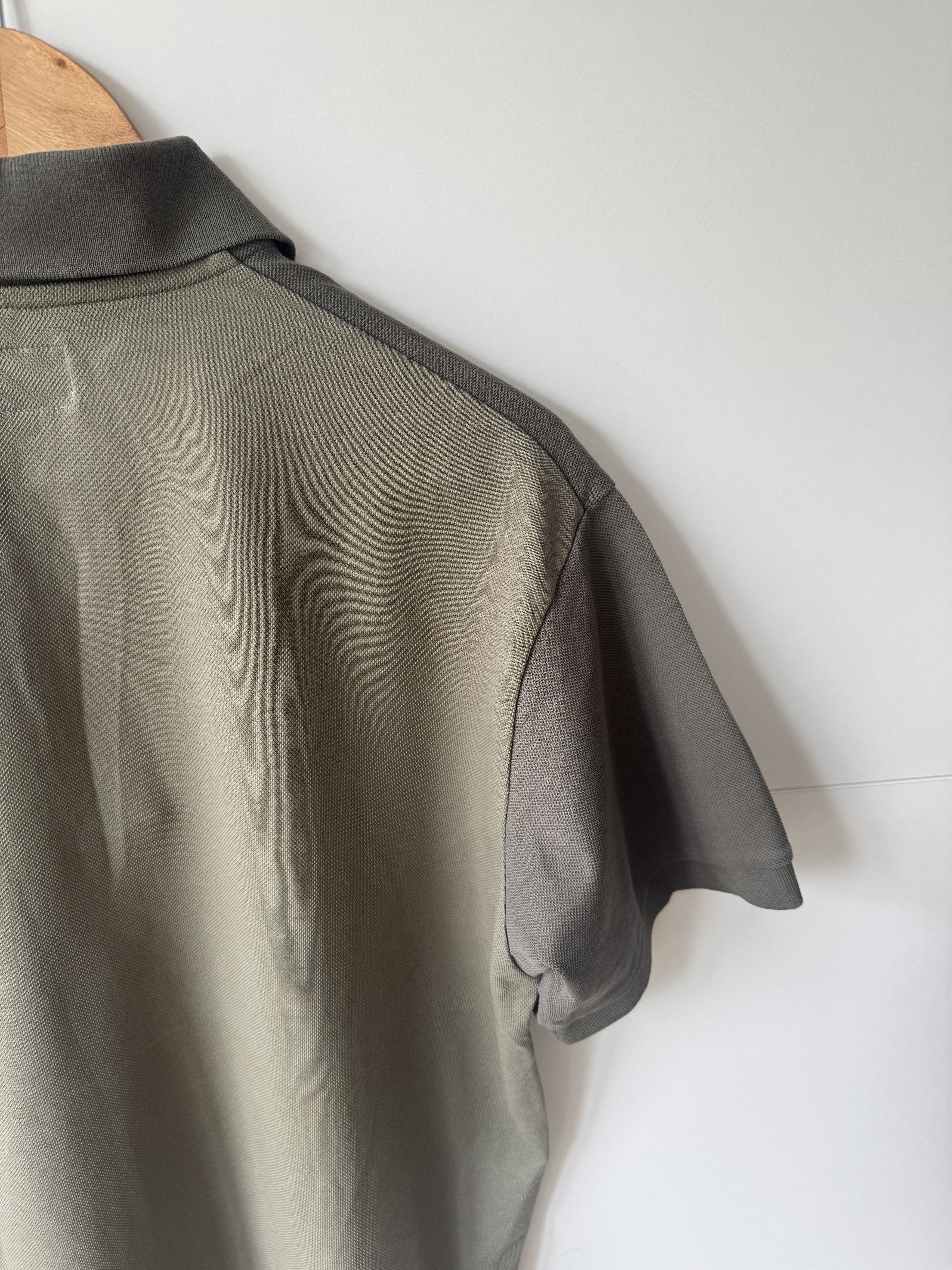 Engineered Garments × Uniqlo [M] Dry Pique Color Block Polo Shirt in Olive (SS19) Size US M / EU 48-50 / 2 - 5 Thumbnail