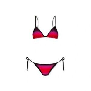 The Attico o1mle0525 Size: XS / Triangle Bikini Set in Multicolor Size ONE SIZE - 1 Preview