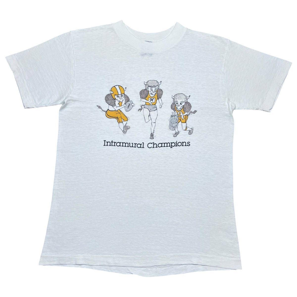 Vintage 80s NCAA Colorado Buffaloes Athletic Mascot T-Shirt