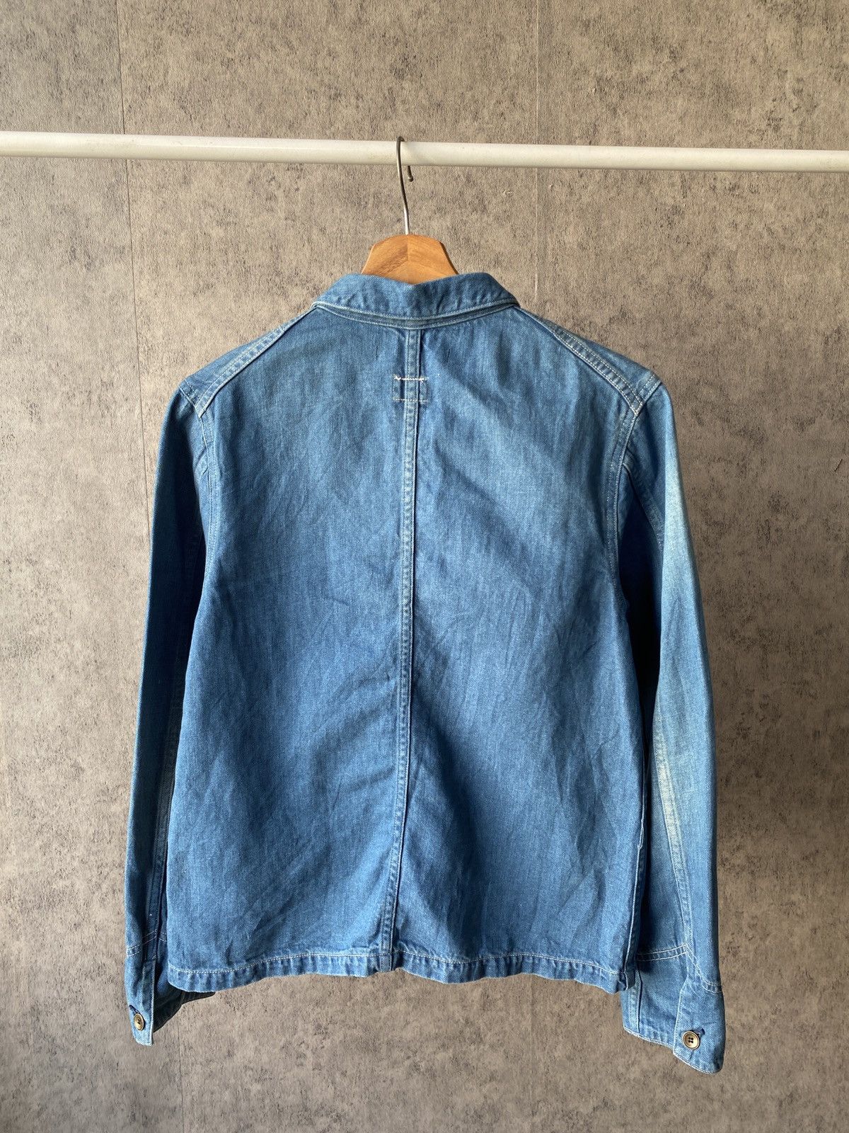 Japanese Brand Vintage John Bull Japan Chore Denim Jacket Workwear Size US S / EU 44-46 / 1 - 2 Thumbnail