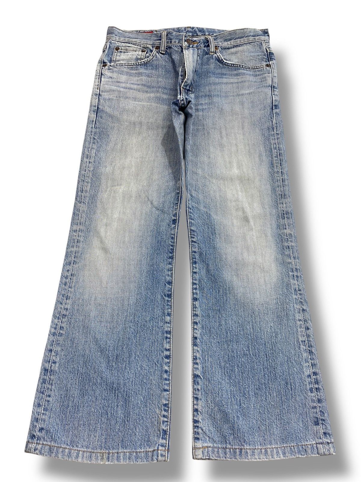 Edwin Edwin 503TM Faded Blue Wash Boot Cut Style Jeans Size US 30 / EU 46 - 1 Thumbnail