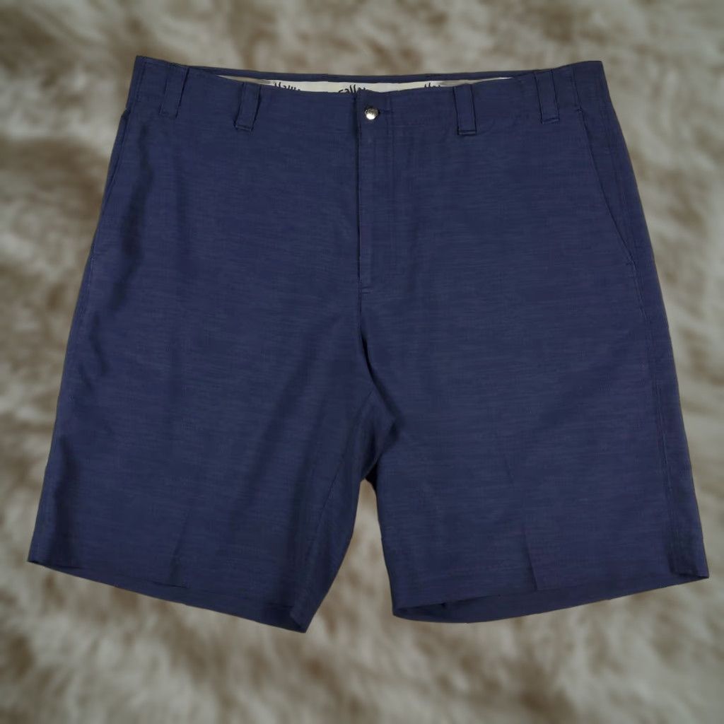 Callaway Callaway Shorts Mens 40 Blue Flat Front Chino Polyester Casual Golf Size US 40 / EU 56 - 1 Thumbnail