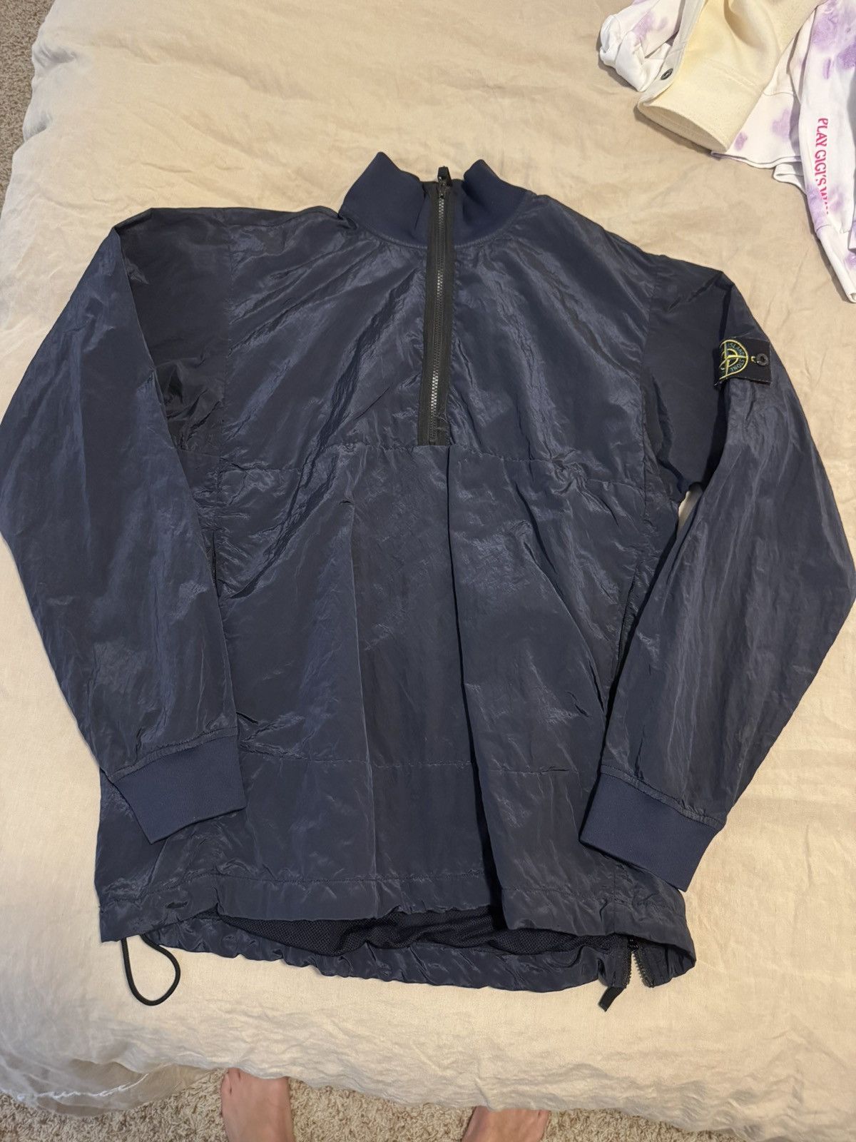 Stone Island Stone Island Nylon Metal Quarter Zip Size US XL / EU 56 / 4 - 1 Thumbnail