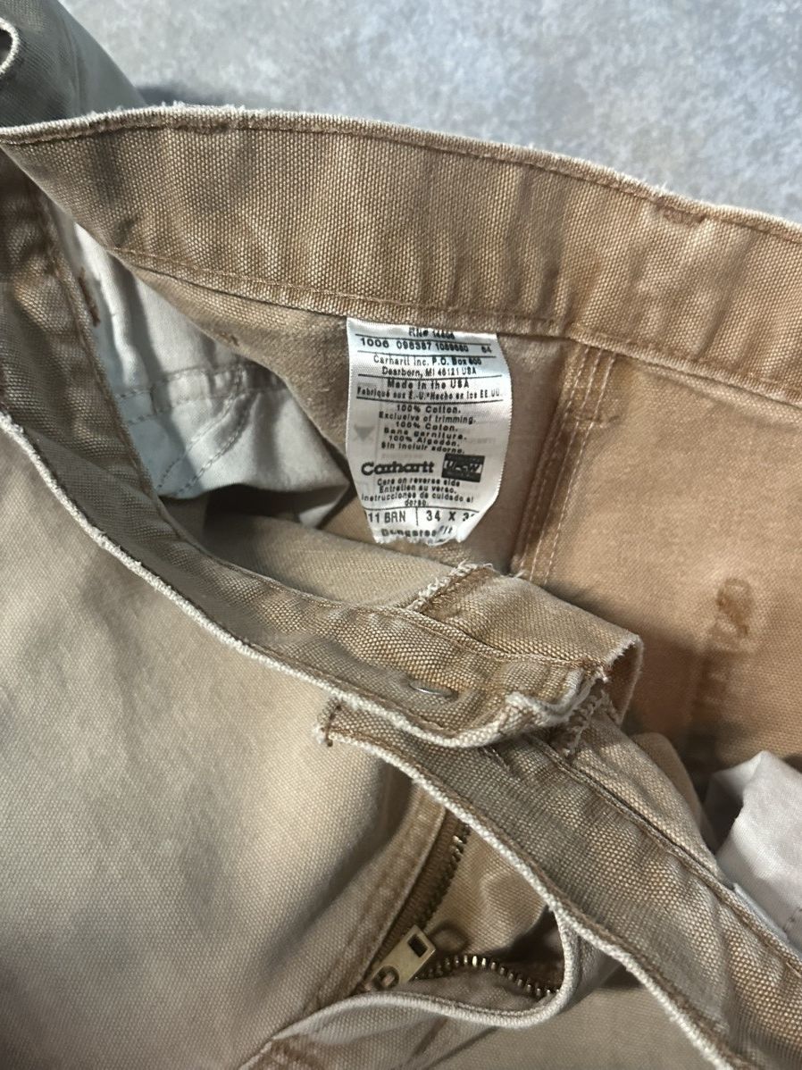 Carhartt Vintage Tan Carhartt Carpenter pants Size US 34 / EU 50 - 5 Thumbnail
