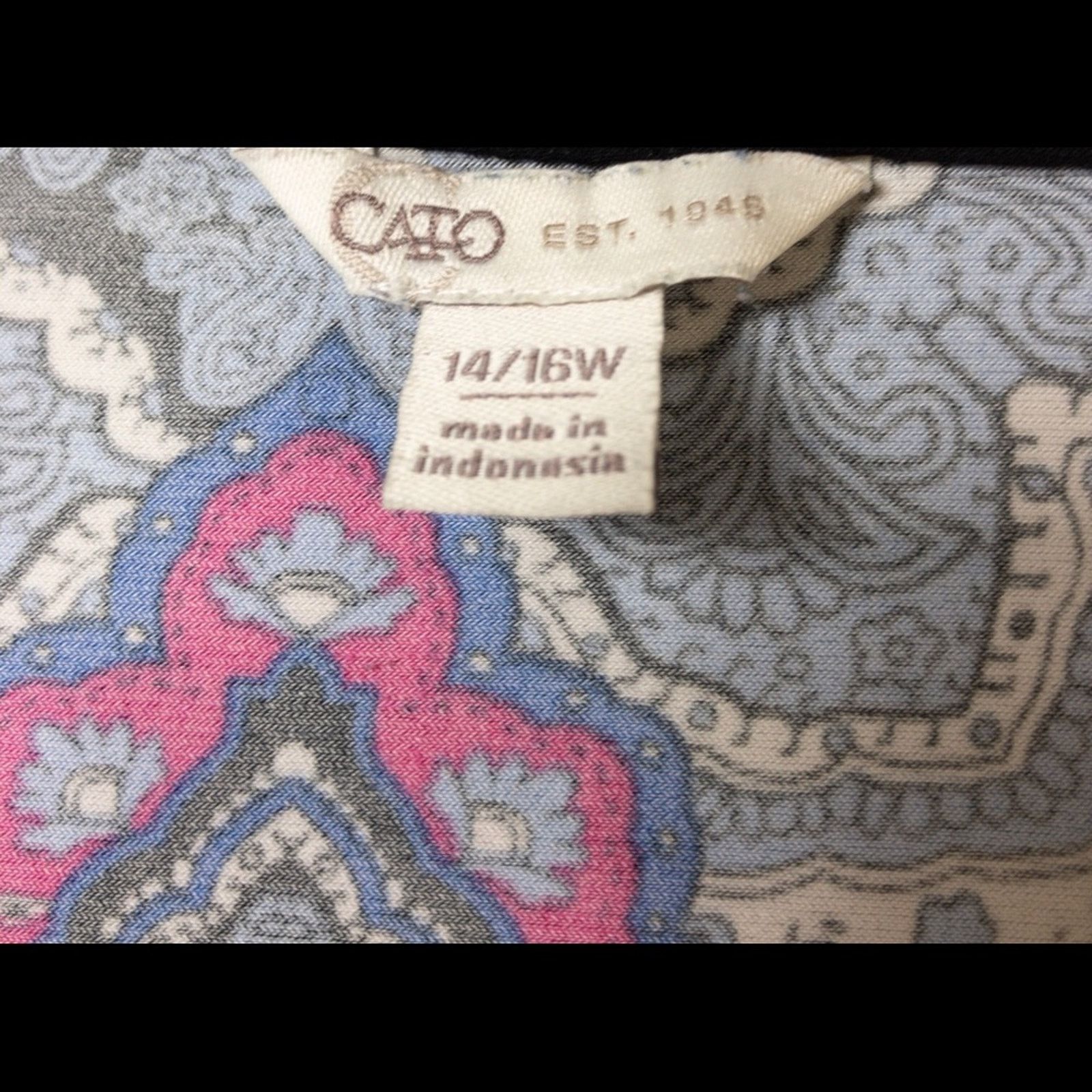 Other CATO Est. 1948 Multi-color Plus Size Top Size XL / US 12-14 / IT 48-50 - 8 Thumbnail