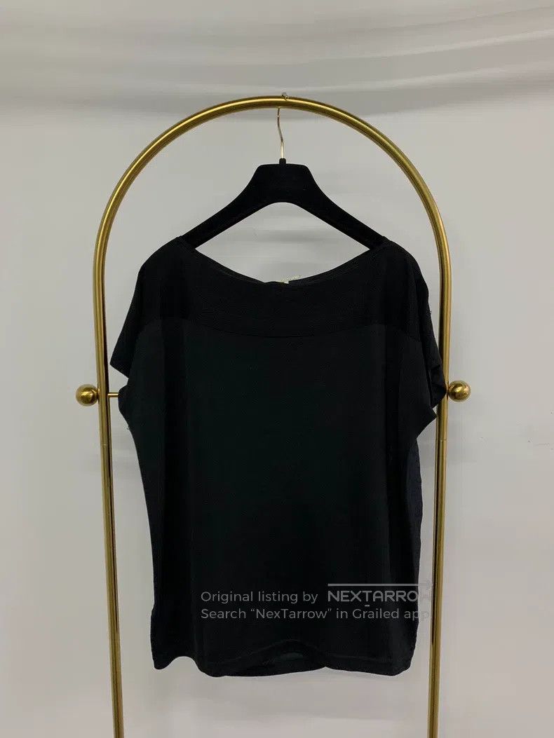 Hermes Hermes Black textured silk short sleeve Size XS / US 0-2 / IT 36-38 - 3 Thumbnail
