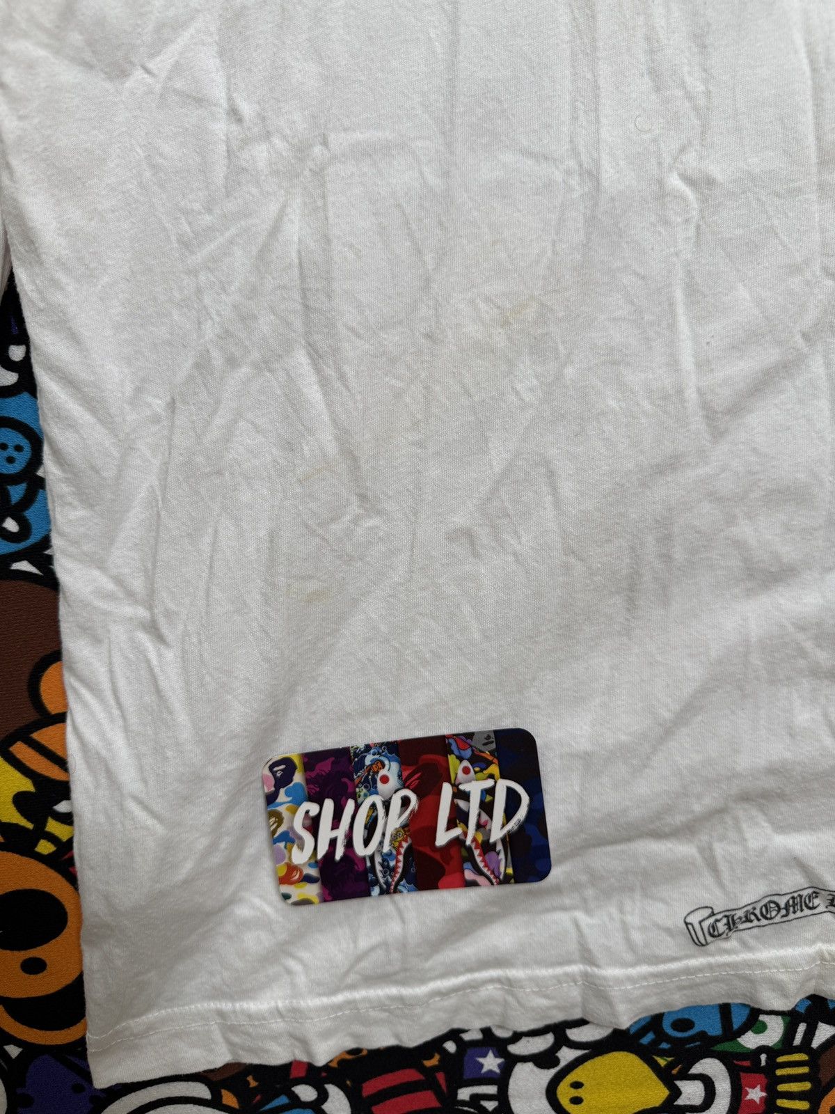 Chrome Hearts Chrome Hearts White Script Logo Long Sleeve Tee Size US L / EU 52-54 / 3 - 13 Thumbnail
